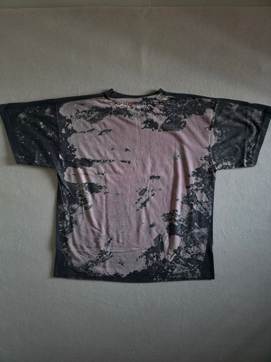 Janis Joplin Overprint All Over Print Vintage-Style Tee Tshirt XL