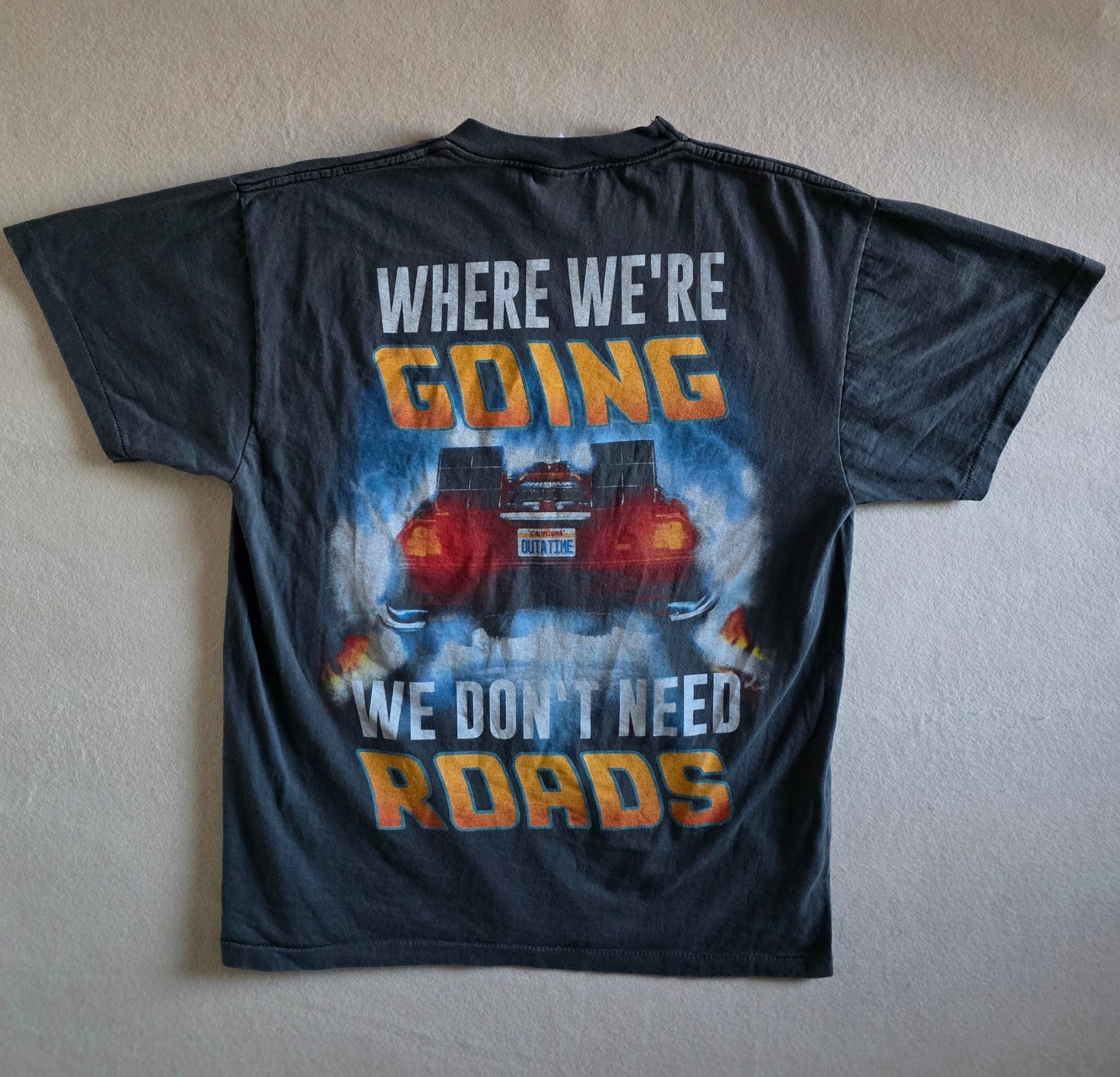 Back To The Future Double-sided Print Movie Tee Tshirt L Large