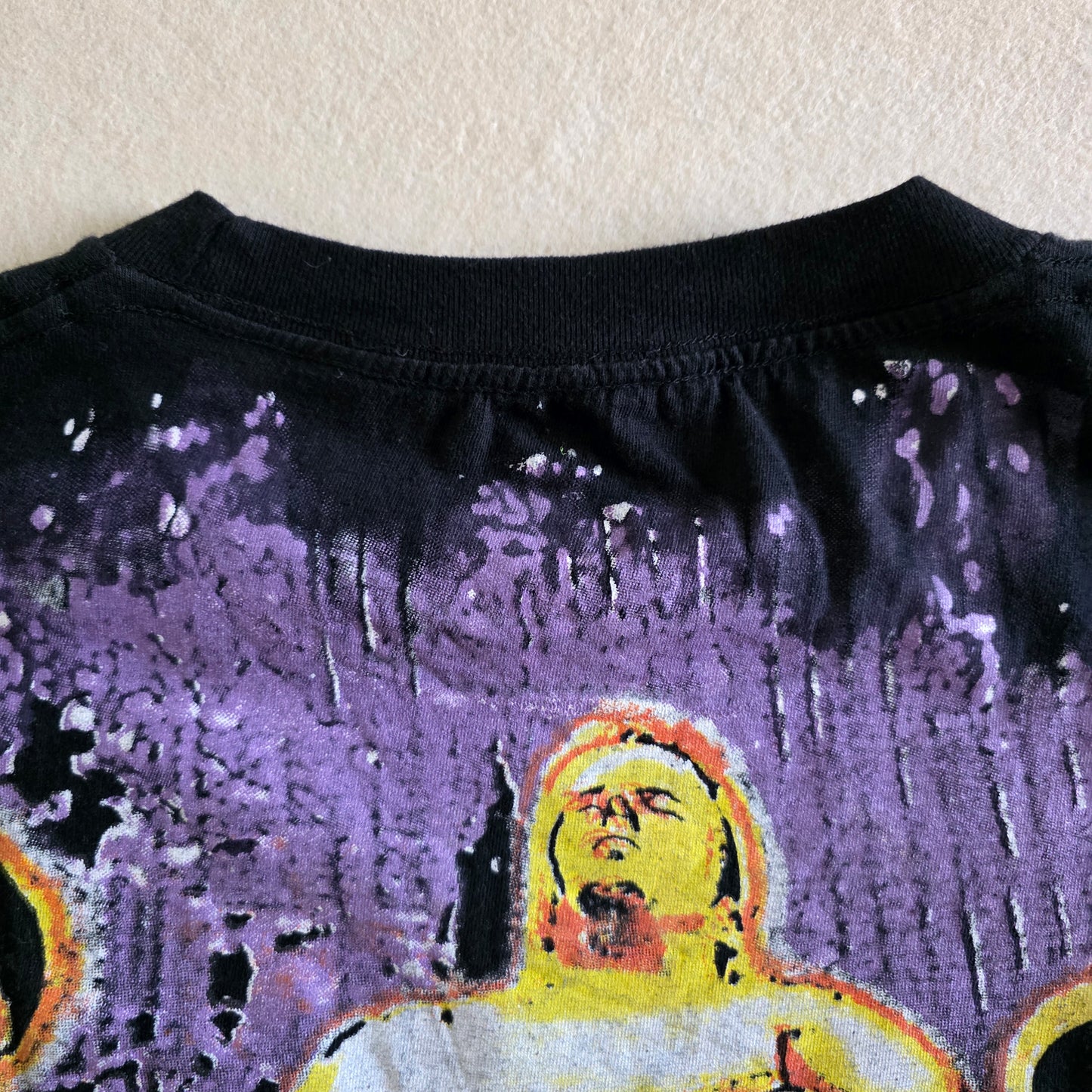 Pantera Overprint All Over Print Tee Tshirt XL Black