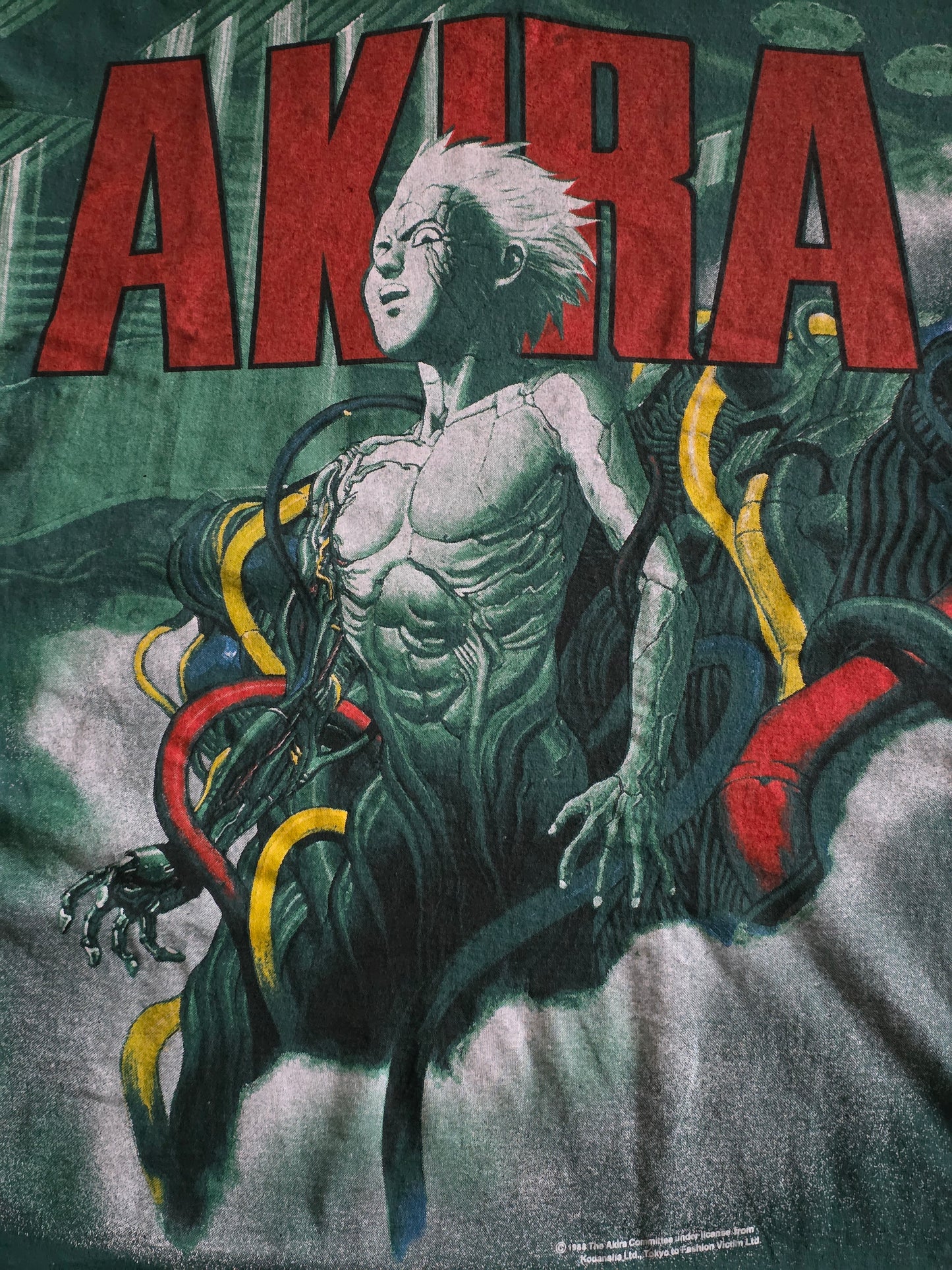 Akira All Over Print Overprint Tshirt