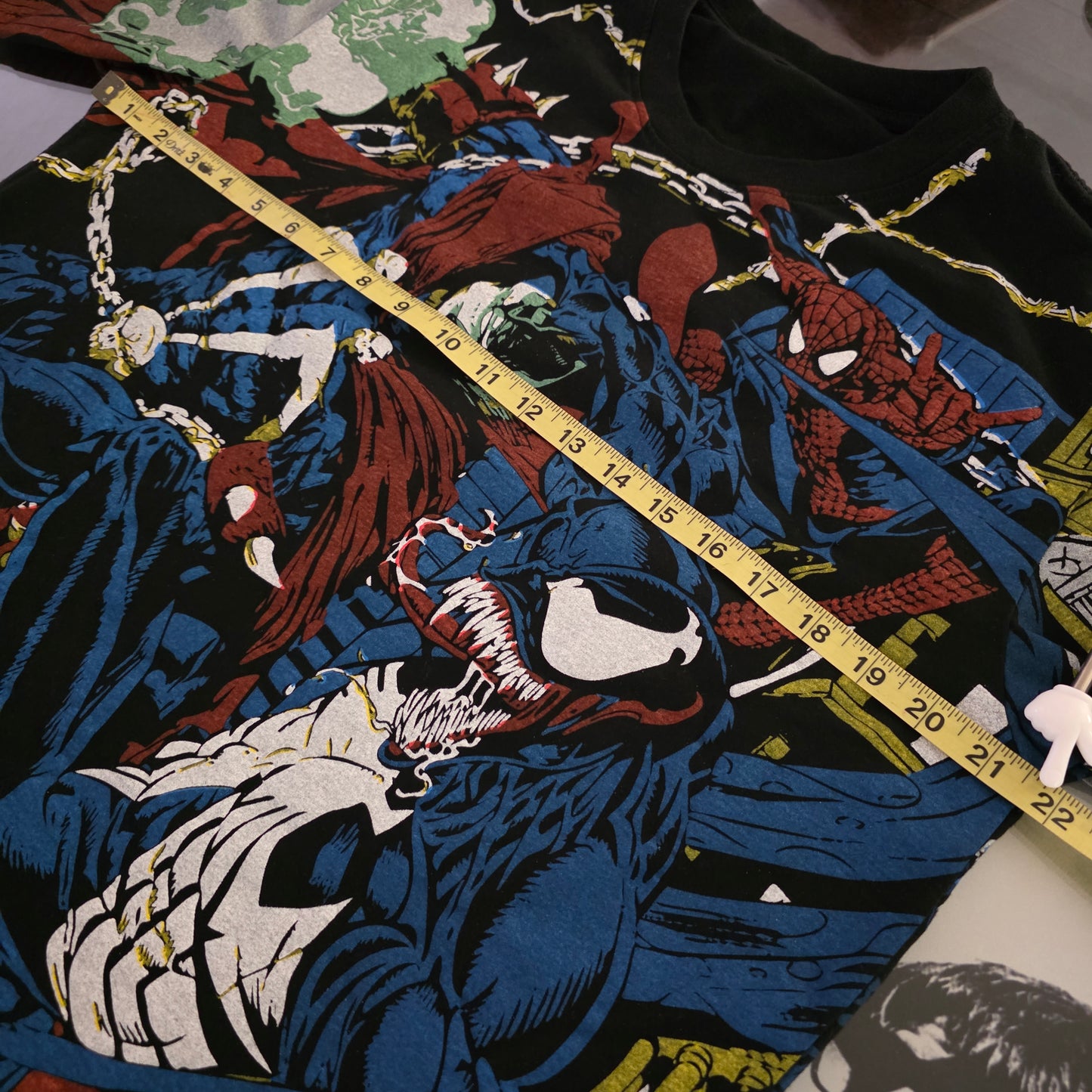 Spawn Spiderman Venom Mashup Overprint AOP All Over Print Tshirt Tee Large