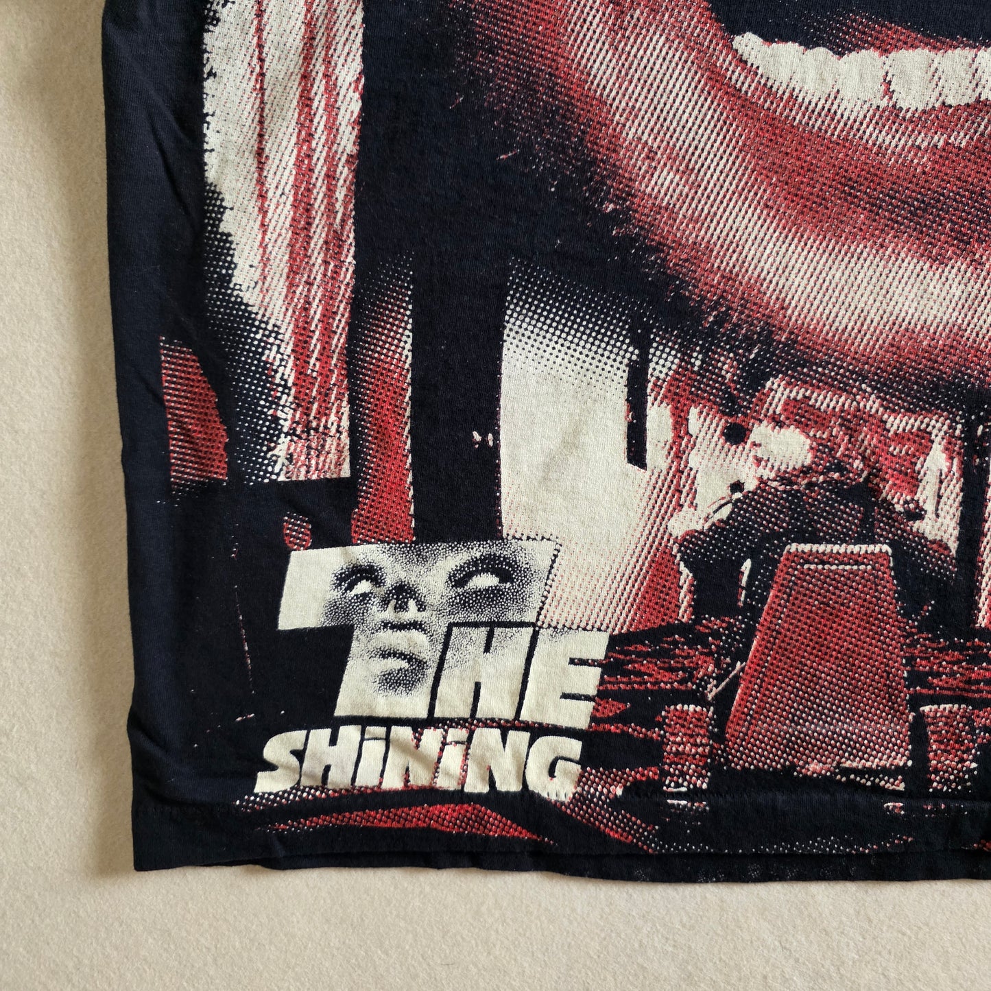 The Shining All Over Print AOP Overprint  OVP Retro Movie Tshirt Tee XL Black