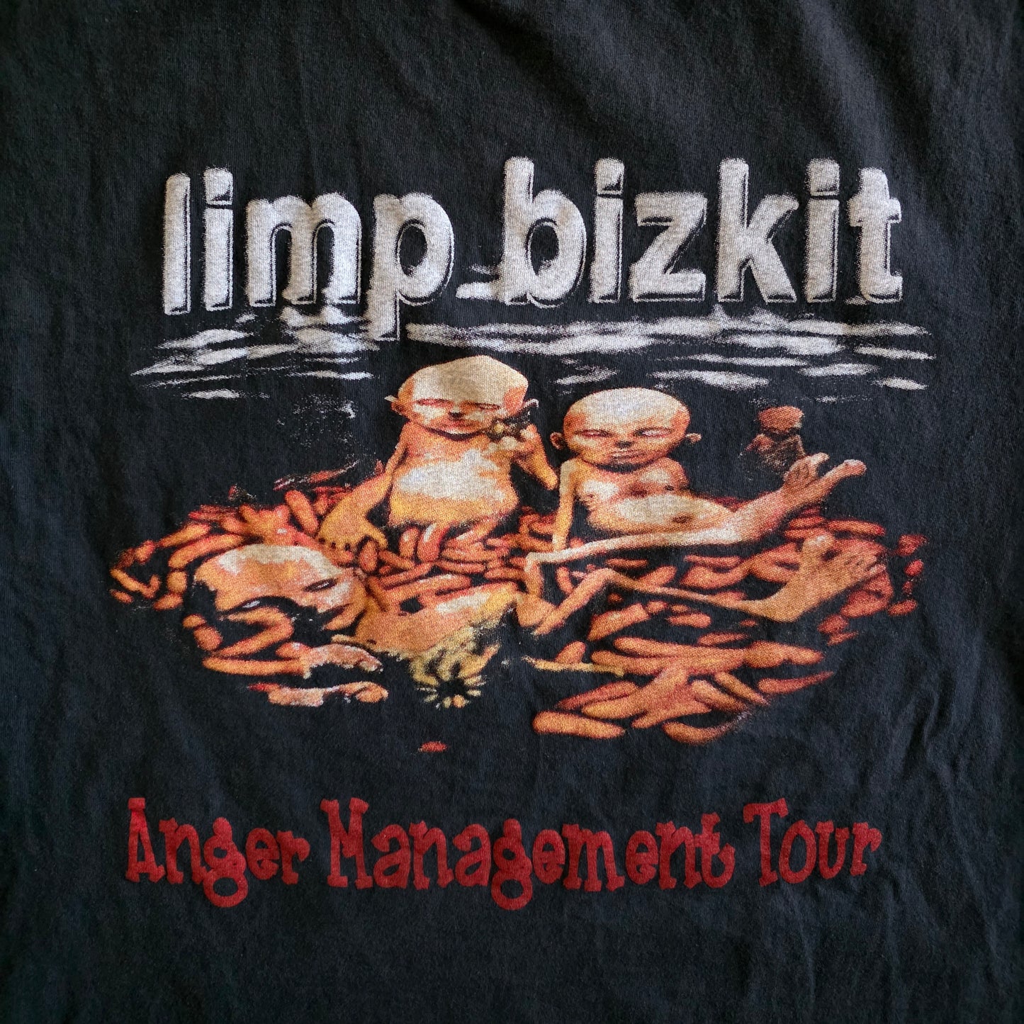 Limp Bizkit Eminem Papa Roach Anger Management Tour Tee Tshirt L Faded