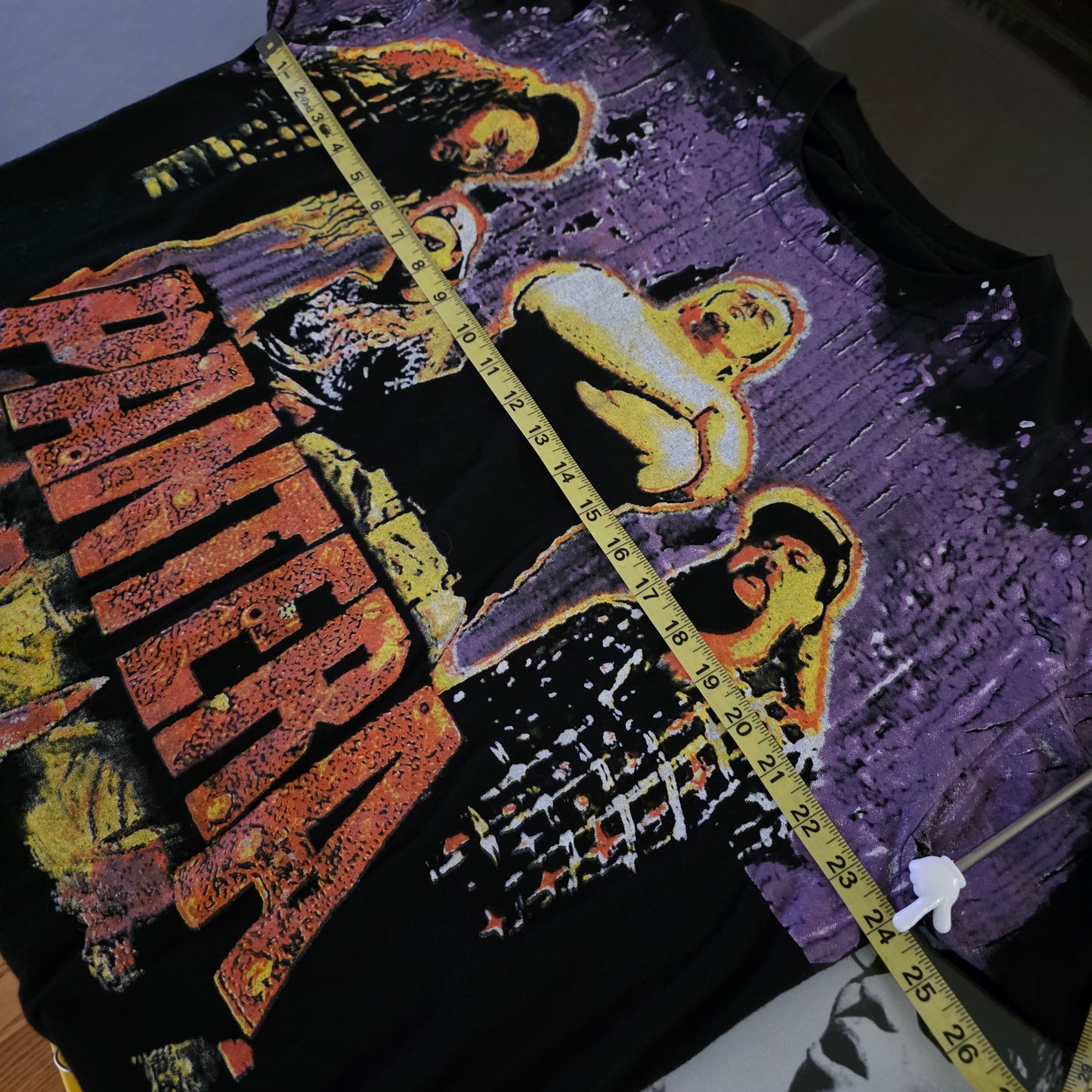 Pantera Overprint All Over Print Tee Tshirt XL Black