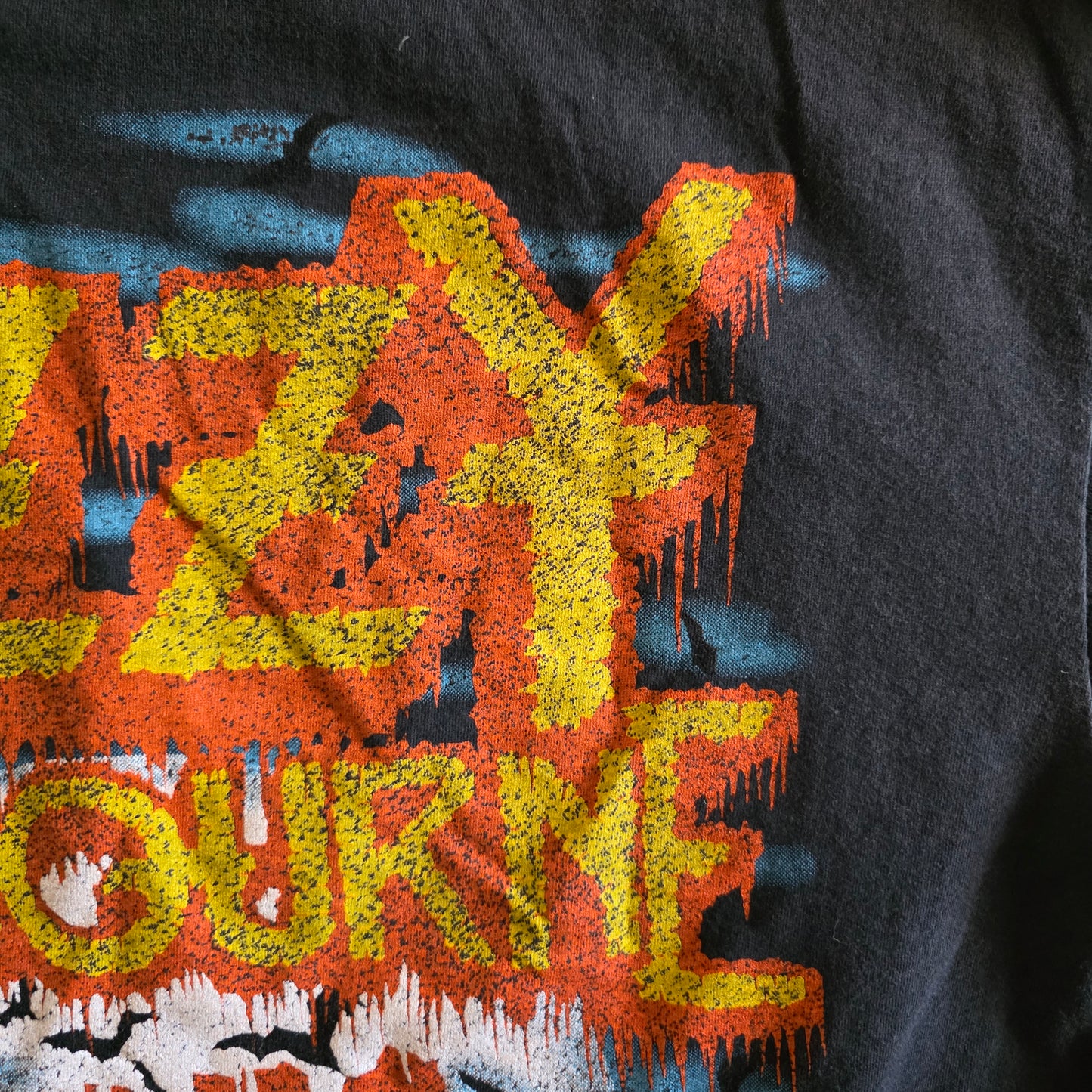 Ozzy Osbourne Big Print Vintage-Style Graphic Tee