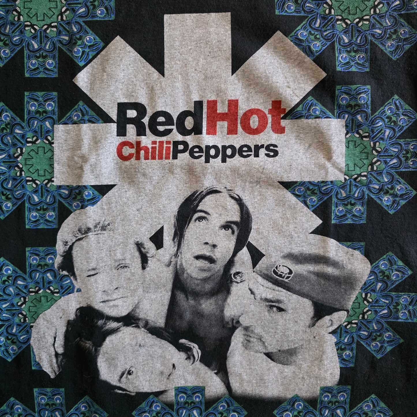 Red Hot Chili Peppers Big Print All Over Print Graphic Tee Tshirt L