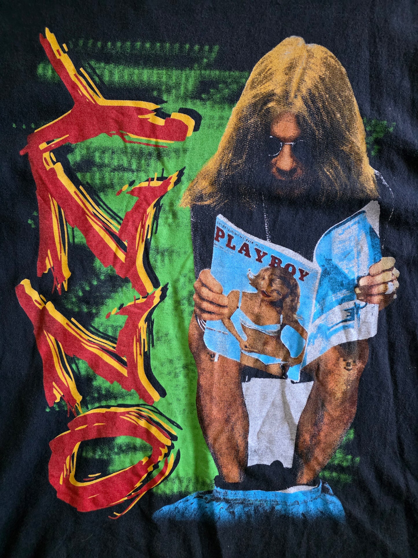 Ozzy Osbourne Retro Graphic Double-sided Tee Large