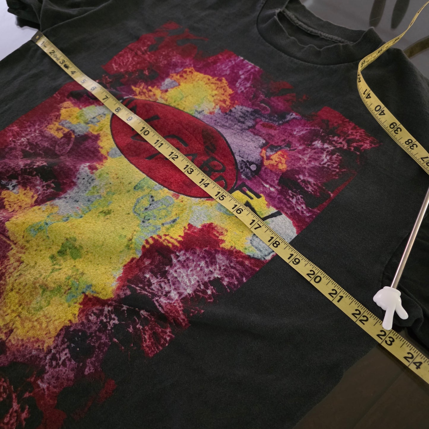 Soundgarden Superunknown European Tour '94 Print Tshirt Tee Faded Black XL