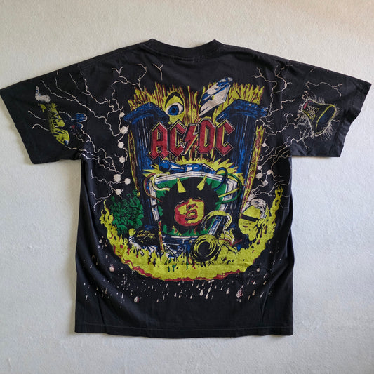 ACDC Overprint All Over Print Tee XL