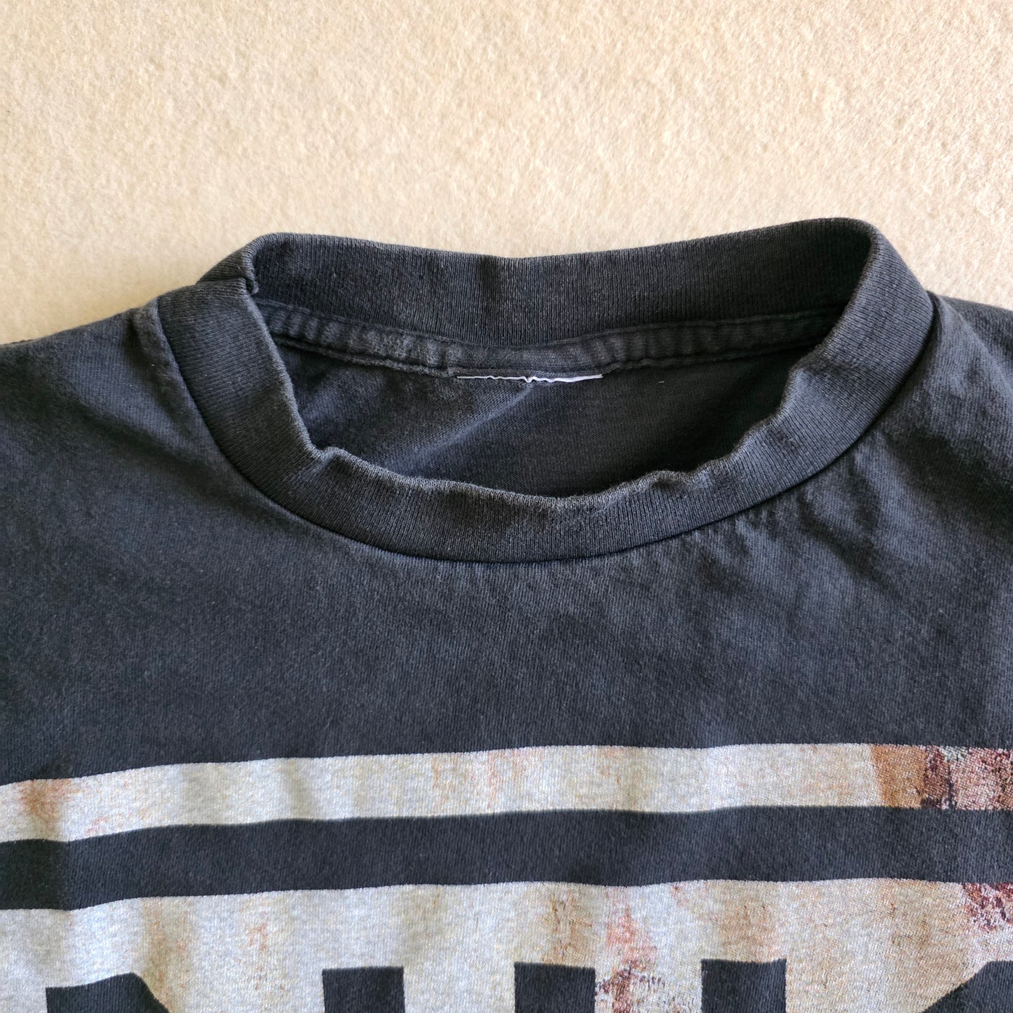 Nine Inch Nails The Downward Spiral 4-sided Print Long Sleeve Tshirt Faded XL