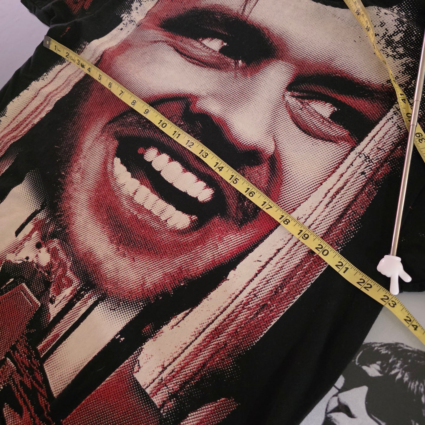 The Shining All Over Print AOP Overprint  OVP Retro Movie Tshirt Tee XL Black