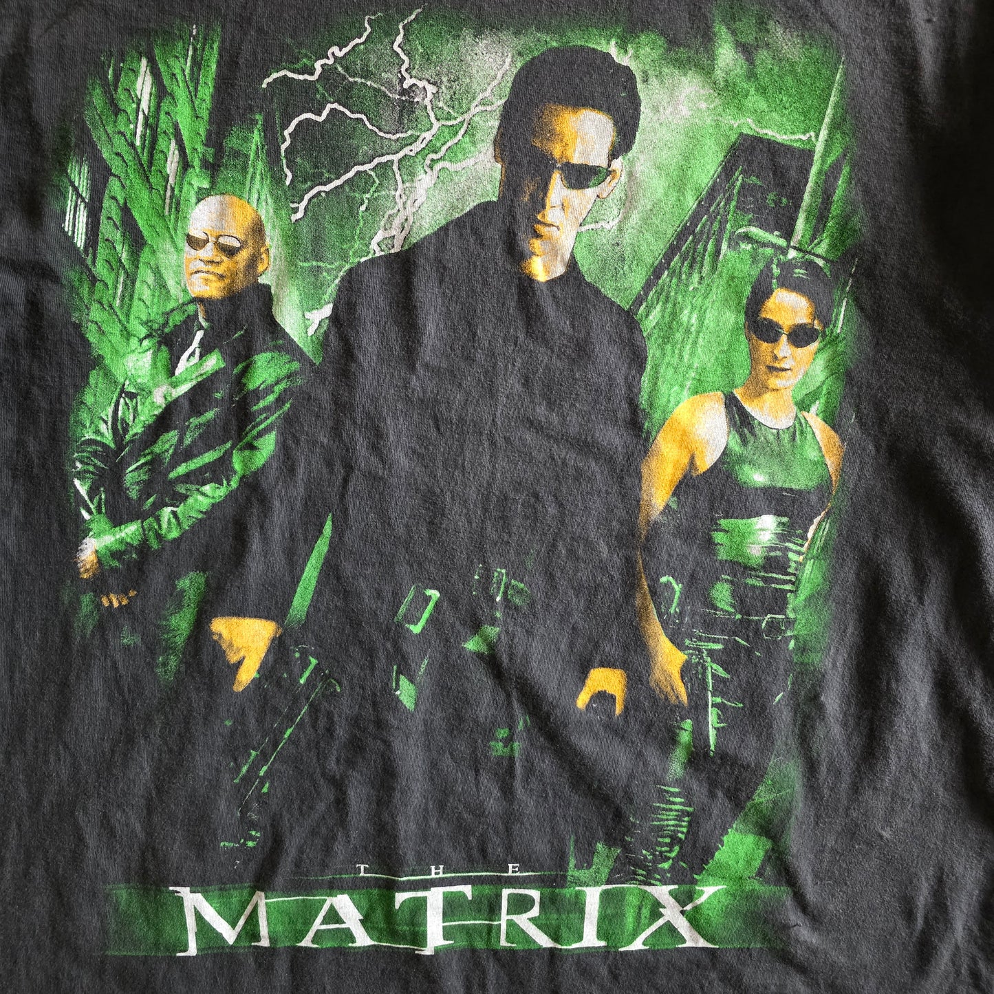 The Matrix 90s Style Double-sided Print Tshirt XL