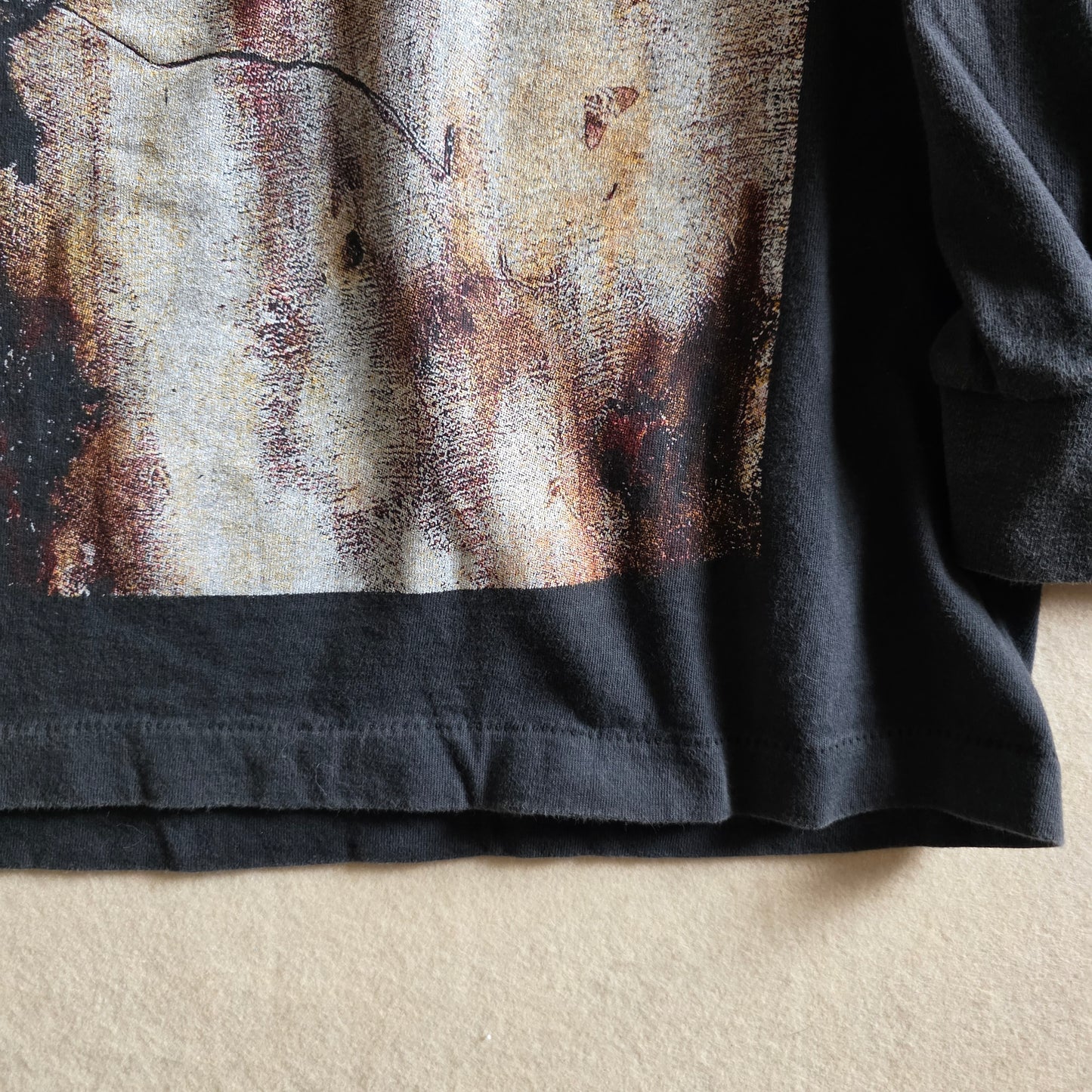 Nine Inch Nails The Downward Spiral 4-sided Print Long Sleeve Tshirt Faded Large