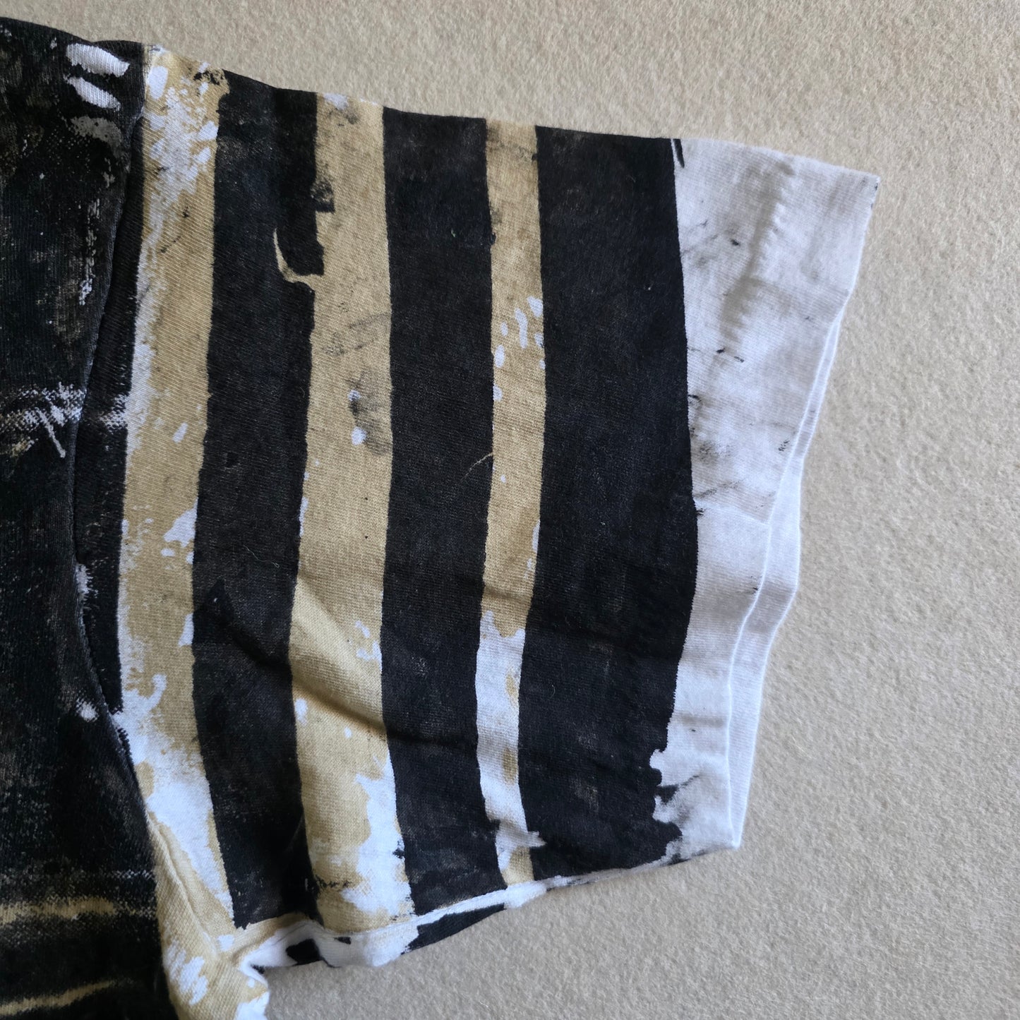 The Exploited Overprint All Over Print Tee Tshirt XL Upcycled