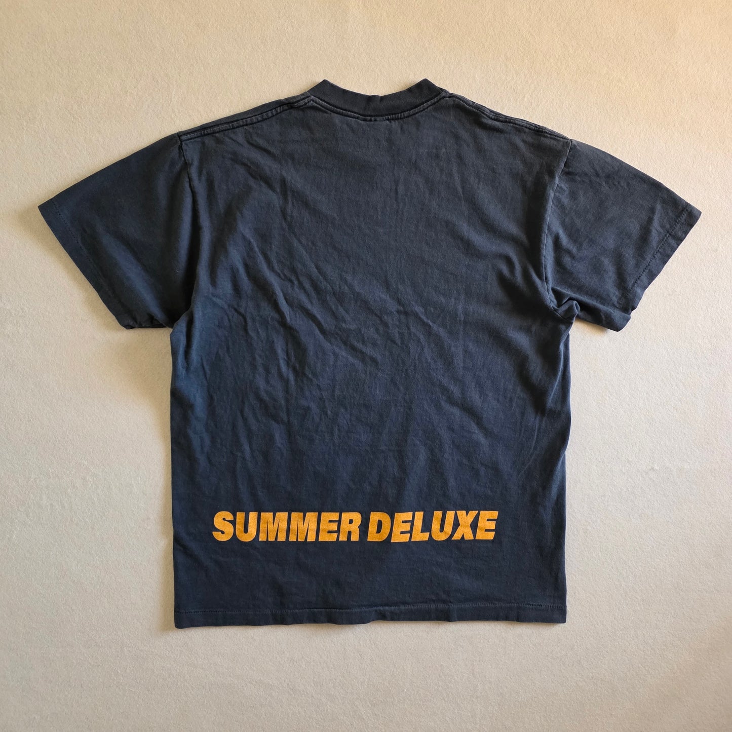 Sade Summer Deluxe Enzyme-washed Graphic Tee Tshirt Large Faded Black
