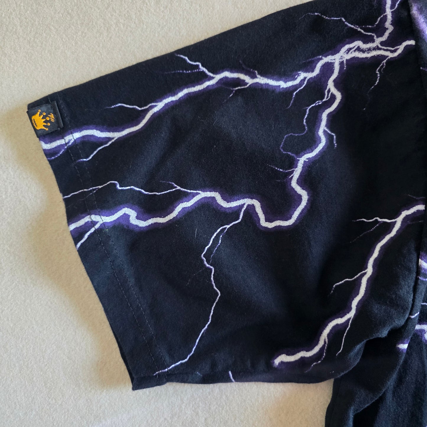 The Undertaker WWF Overprint All Over Print Tshirt Tee XL Original Print