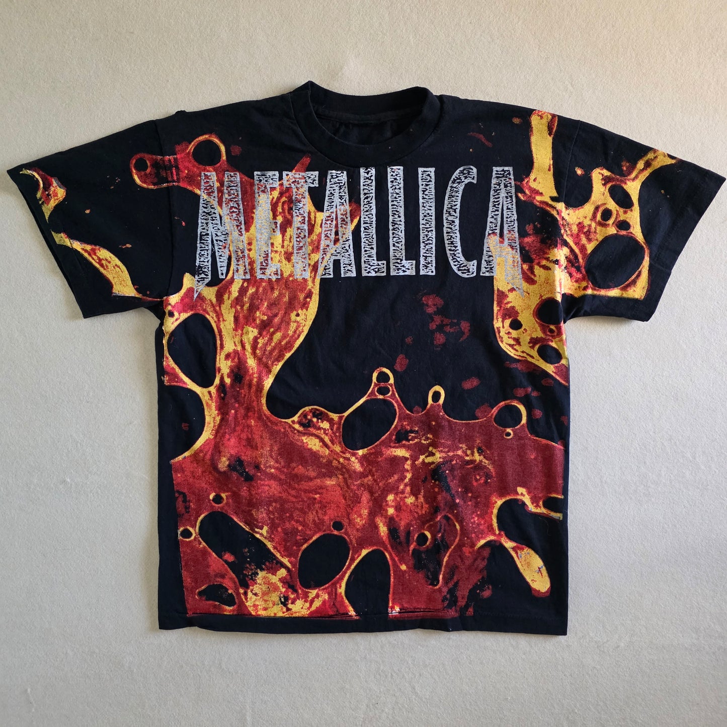 Metallica Load Album Cover Overprint Tee Tshirt Large