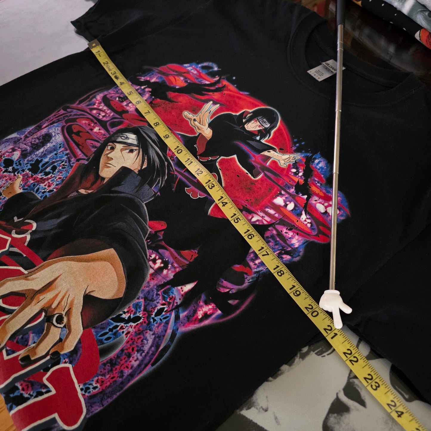 Naruto Itachi Tshirt Tee Large Black