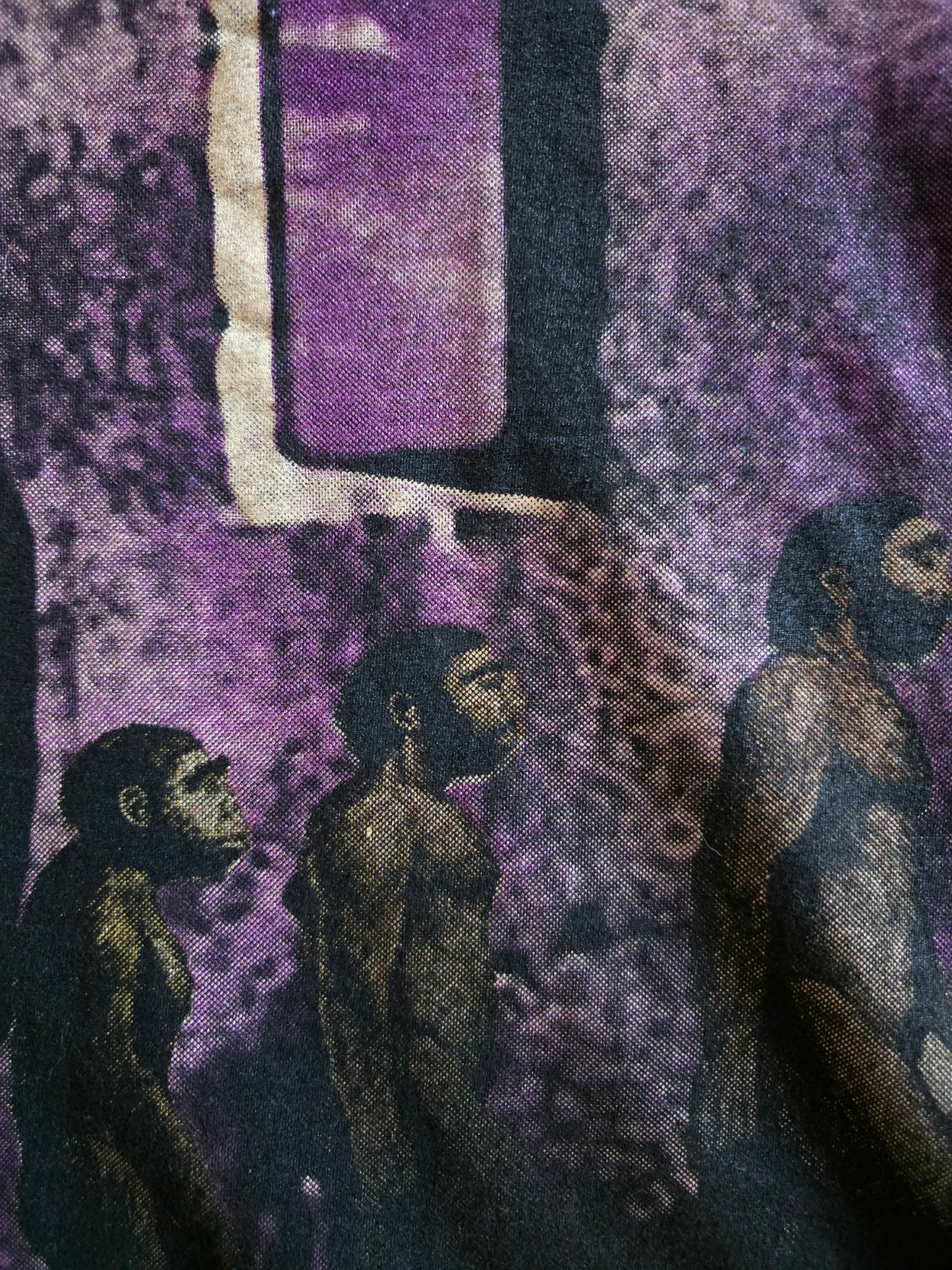 Megadeth Overprint All Over Print Vintage-Style Tee Tshirt Large