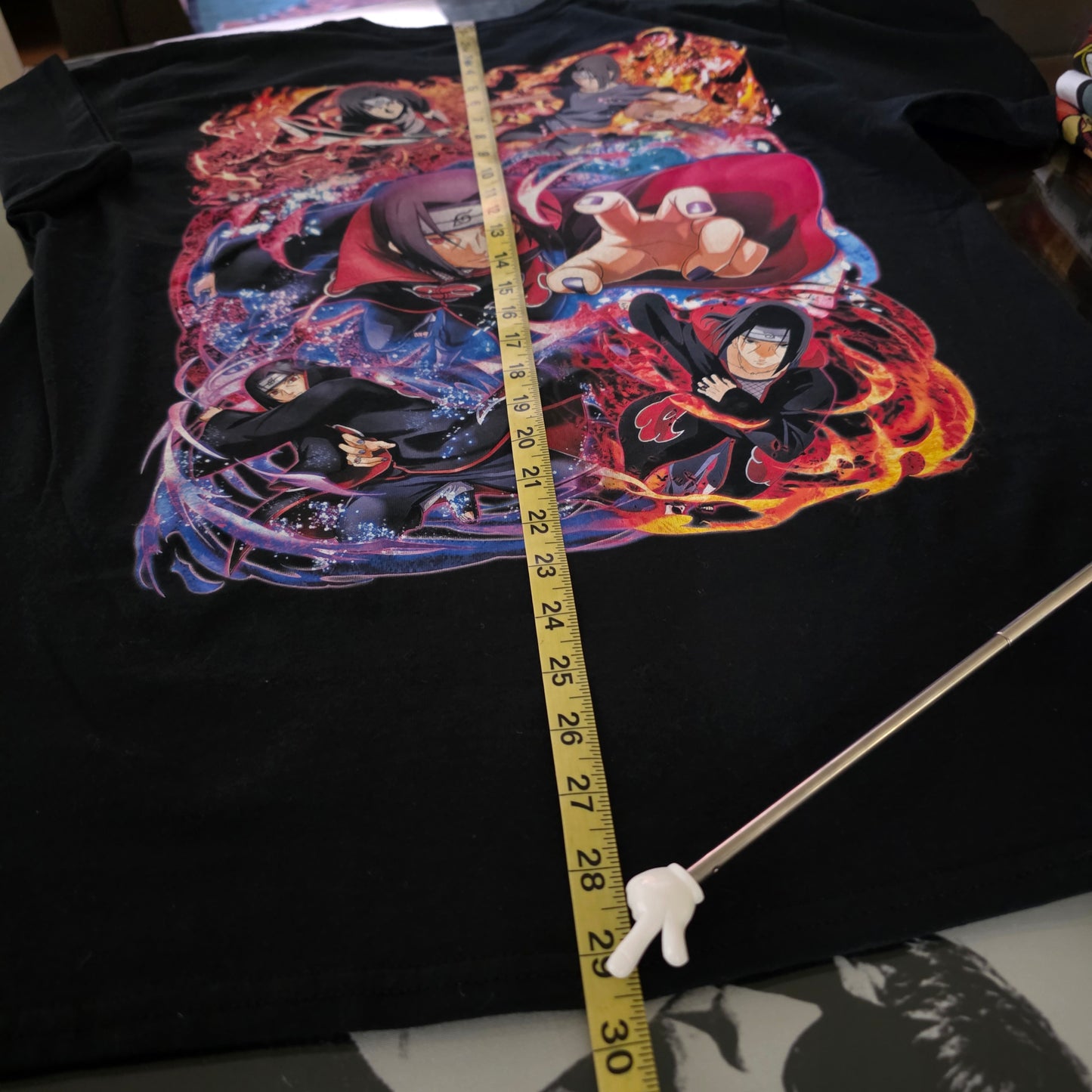 Naruto Itachi Tshirt Tee Large Black