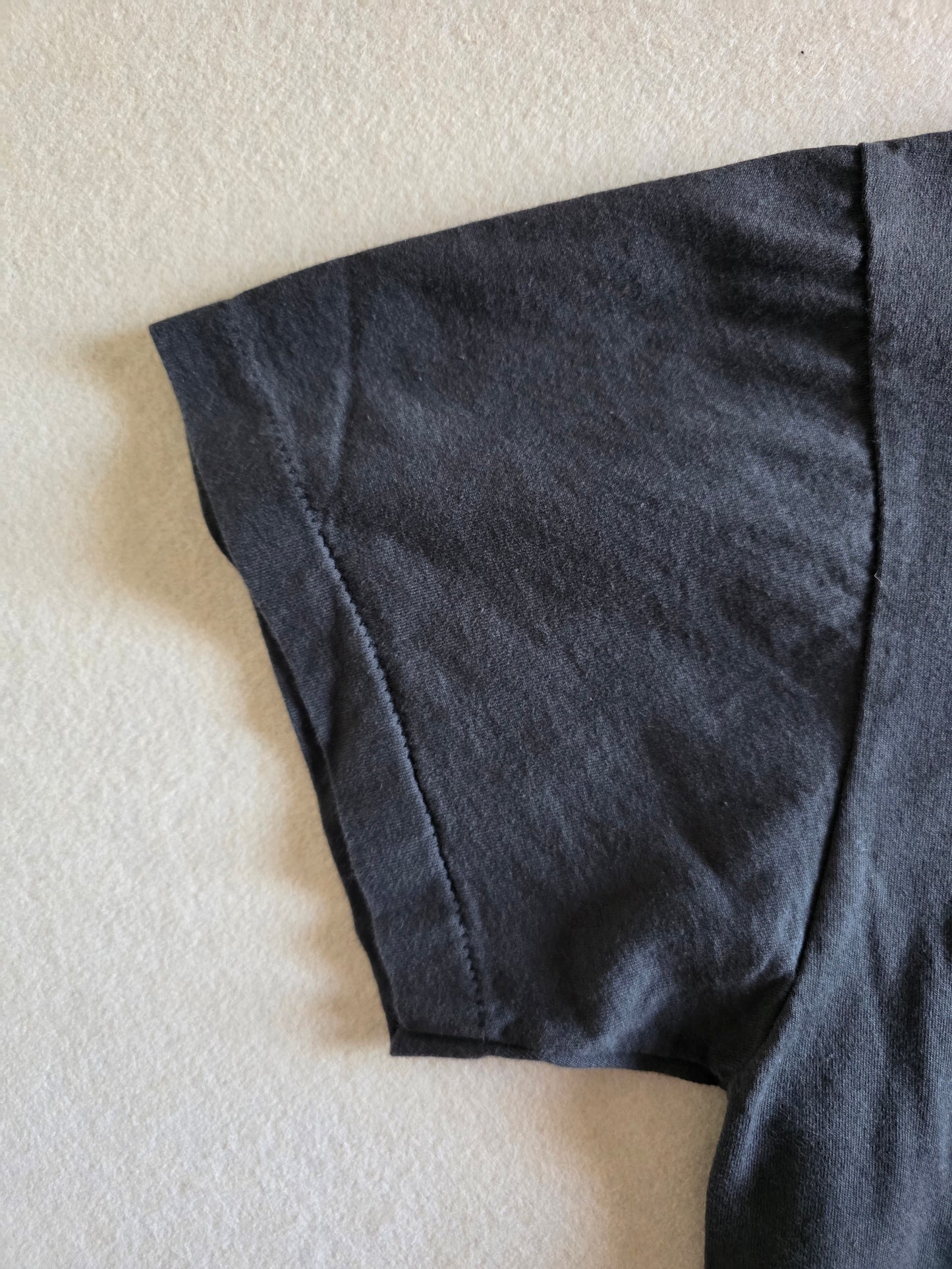 Janet Jackson Naughty By Nature Vintage-Style Tee Tshirt L Faded Black