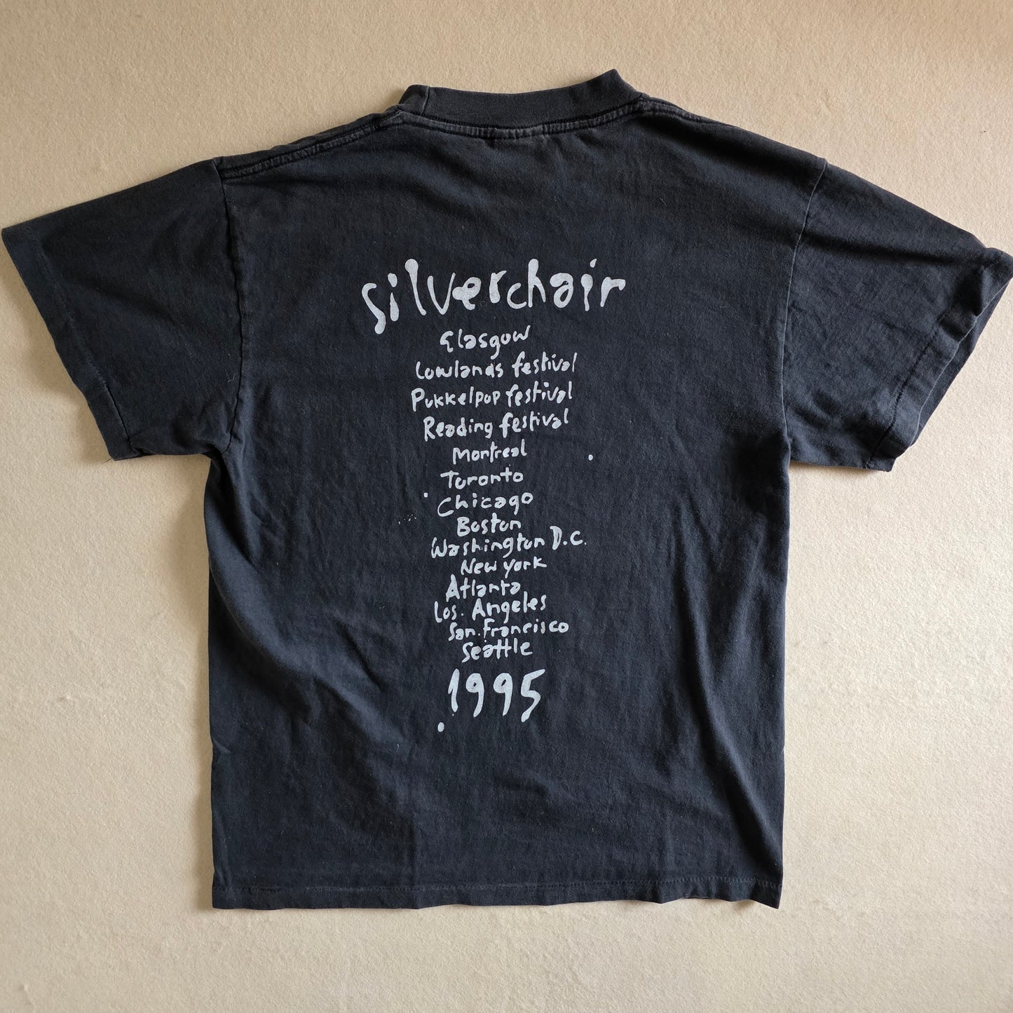 Silverchair Double-sided Print Tee Tshirt L Large Faded