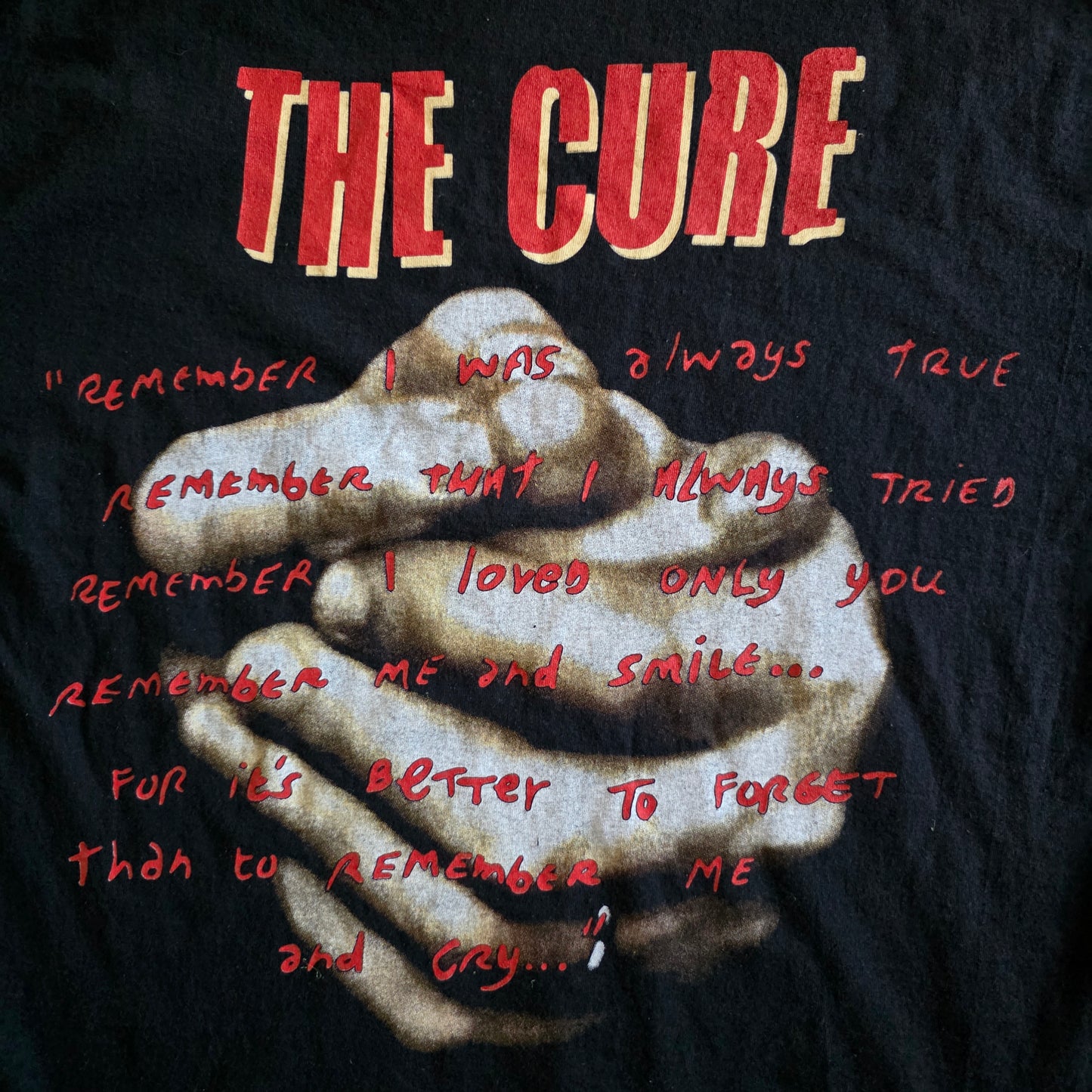 The Cure Remember Vintage-Style Tee