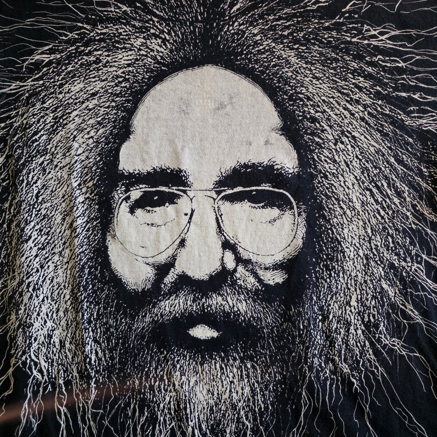 The Grateful Dead Jerry Garcia Overprint All Over Print Tee Tshirt XL