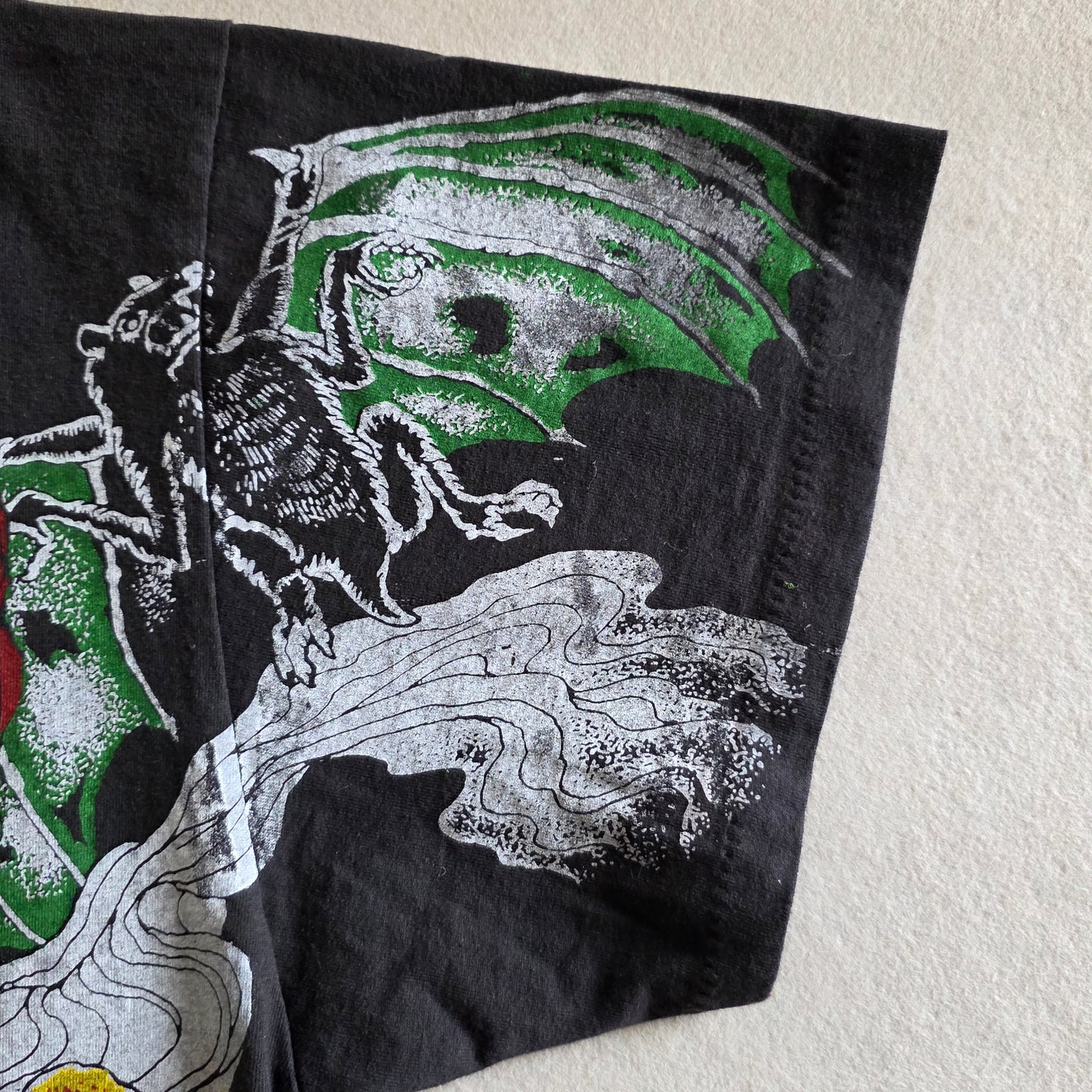 Ozzy Osbourne Overprint All Over Print Graphic Tshirt XL