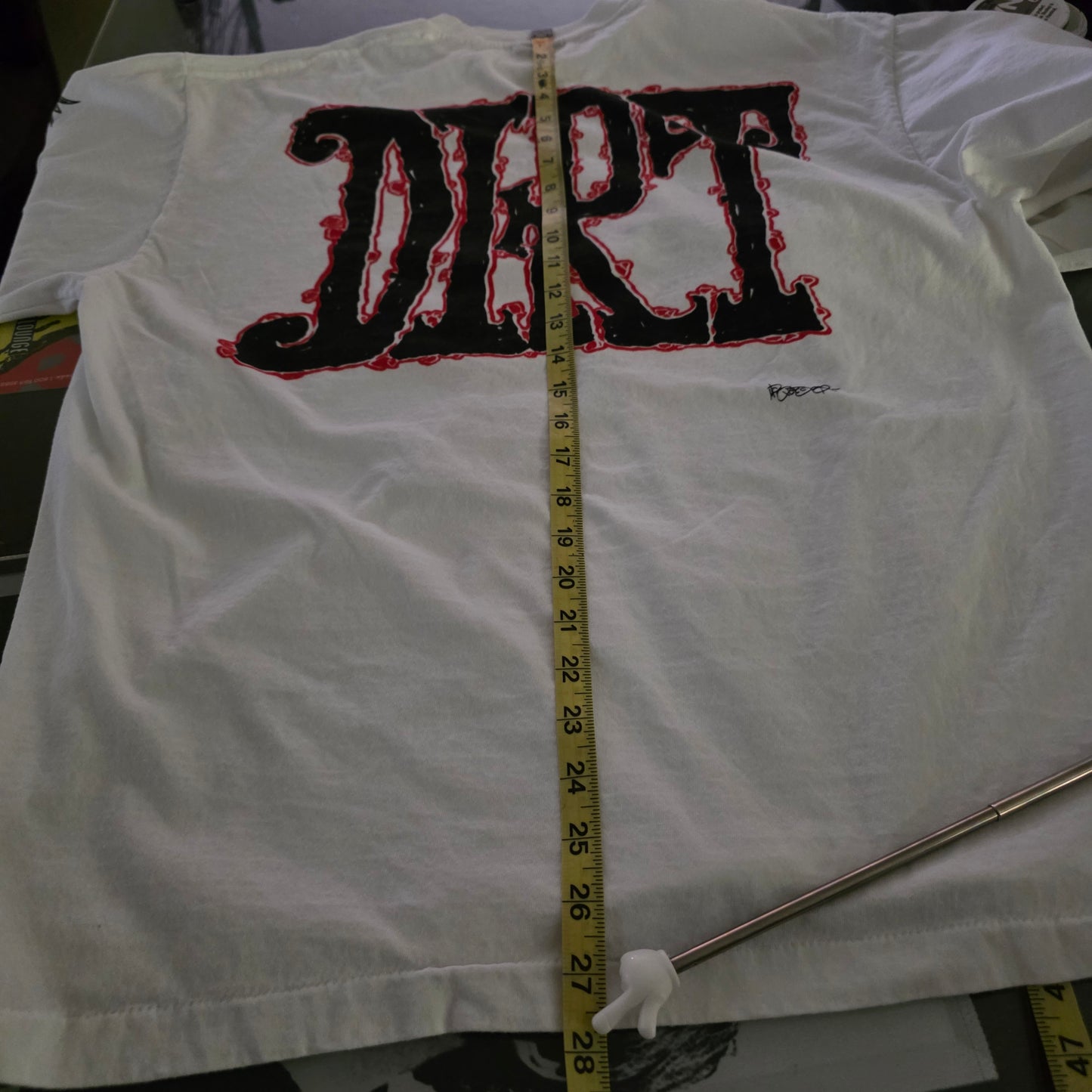 Alice In Chains Dirt 4-sided Print Long Sleeve Tshirt White XL