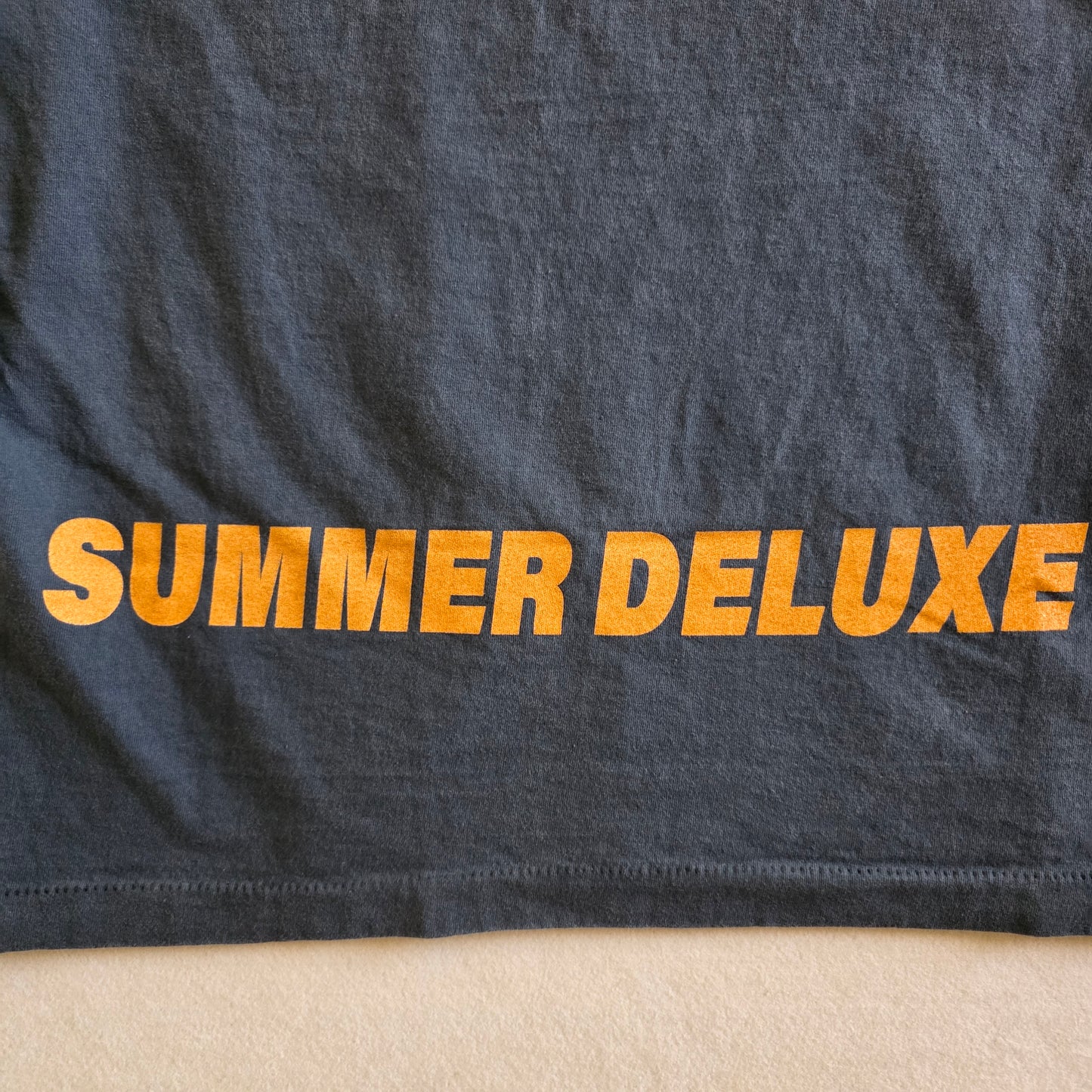 Sade Summer Deluxe Enzyme-washed Graphic Tee Tshirt XL Faded Black