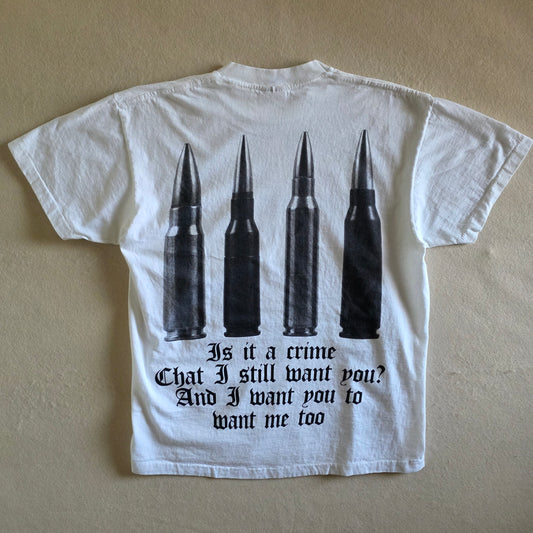 Sade Is It A Crime Double-sided  Tshirt Washed White