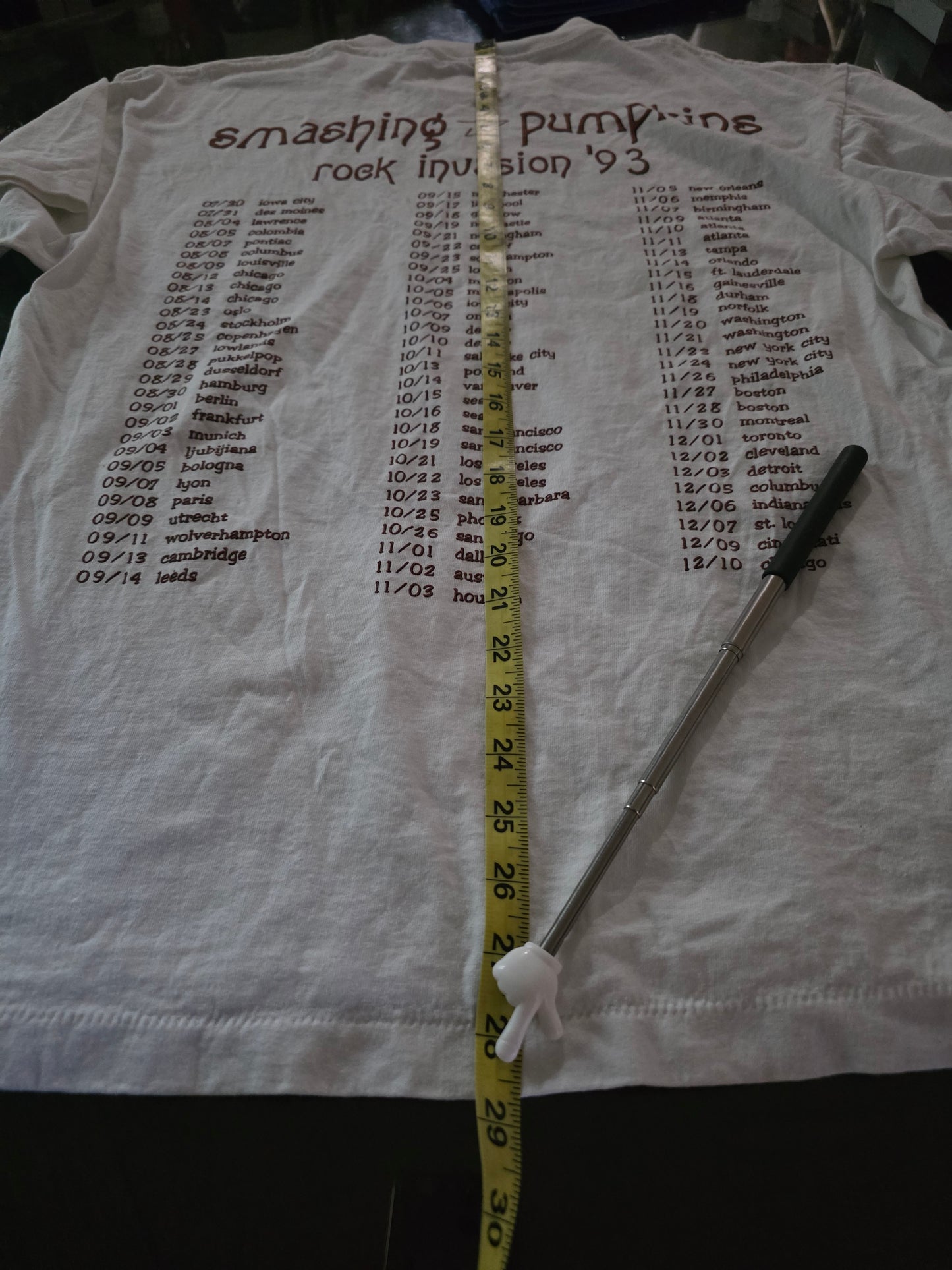 Smashing Pumpkins Big Print Siamese Dream Tee Tshirt L Large