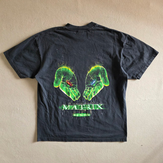 The Matrix 90s Style Double-sided Print Tshirt XL