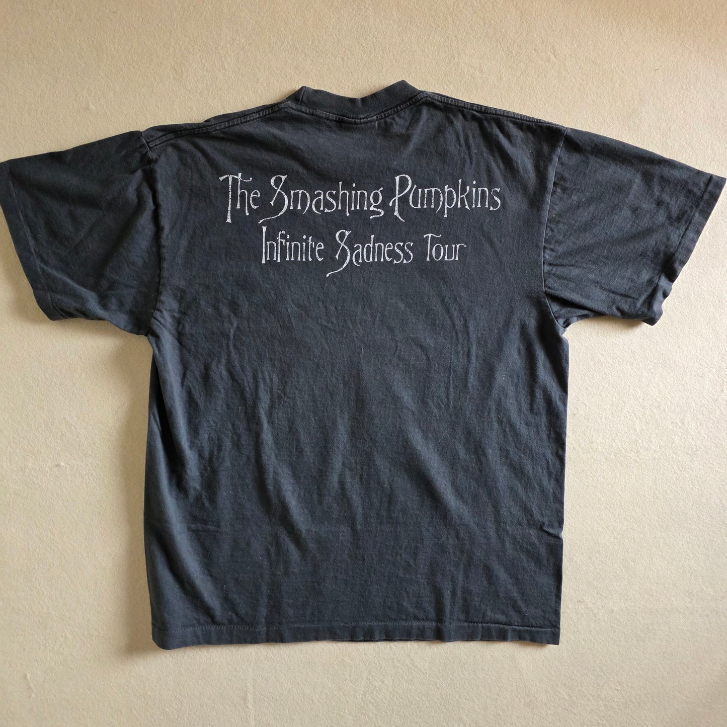 Smashing Pumpkins Infinite Sadness Tour Double-sided Print Tee XL Faded
