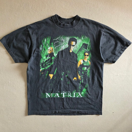 The Matrix 90s Style Double-sided Print Tshirt XL