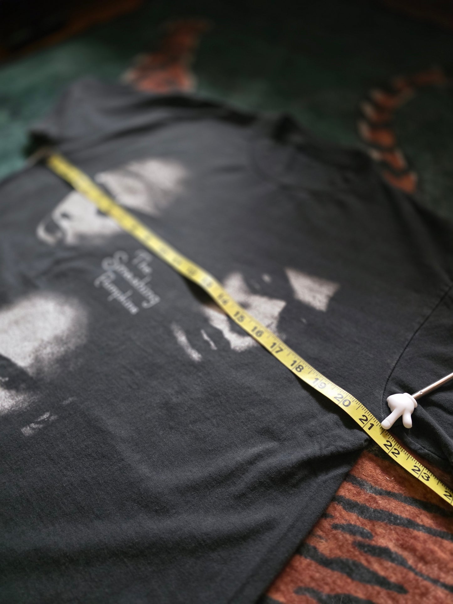 Smashing Pumpkins Enzyme Washed Overprint Tee Tshirt