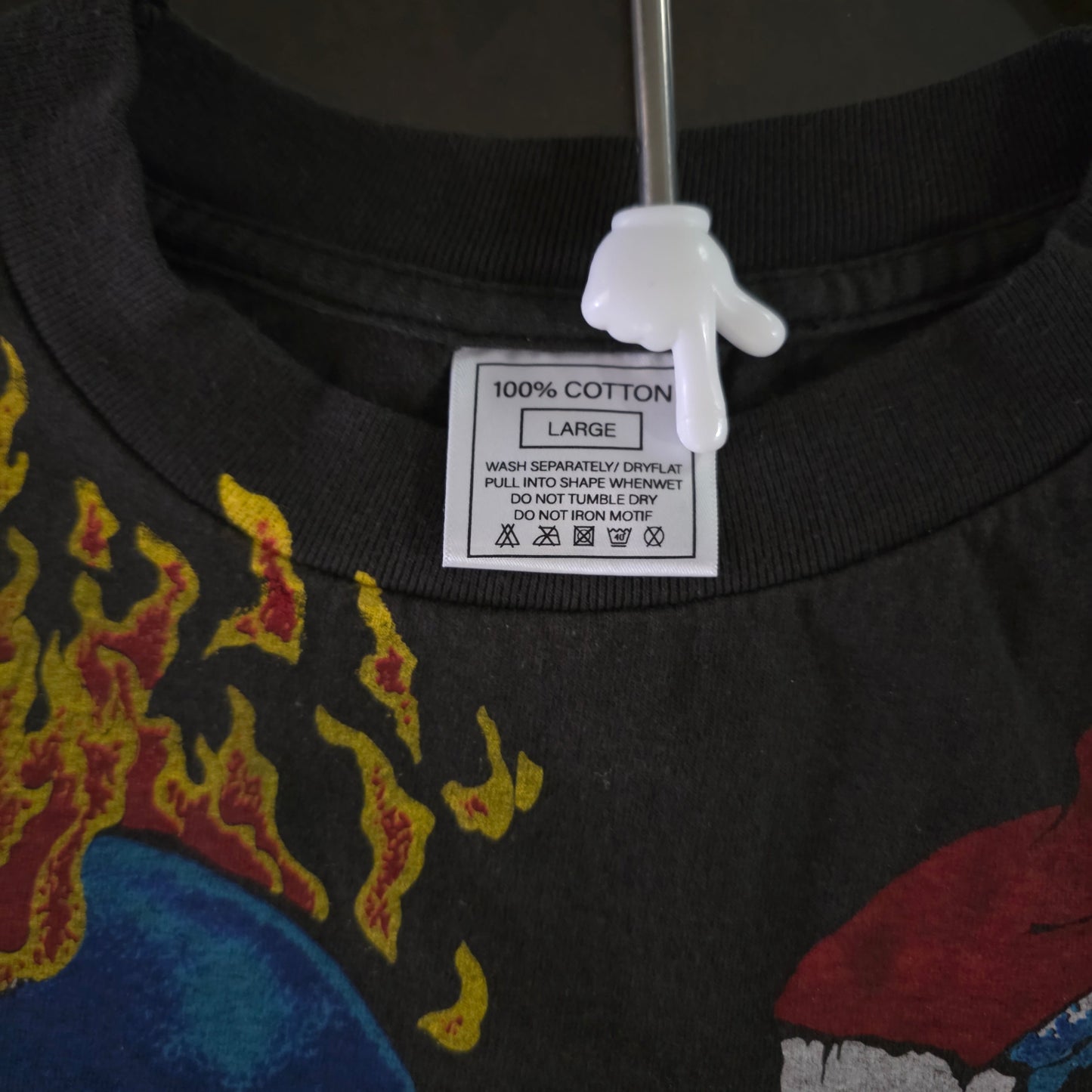 Ozzy Osbourne Overprint All Over Print Graphic Tshirt Large