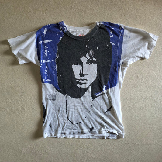 Custom Jim Morrison The Doors Upcycled Overprint All Over Print Tee Tshirt Med M