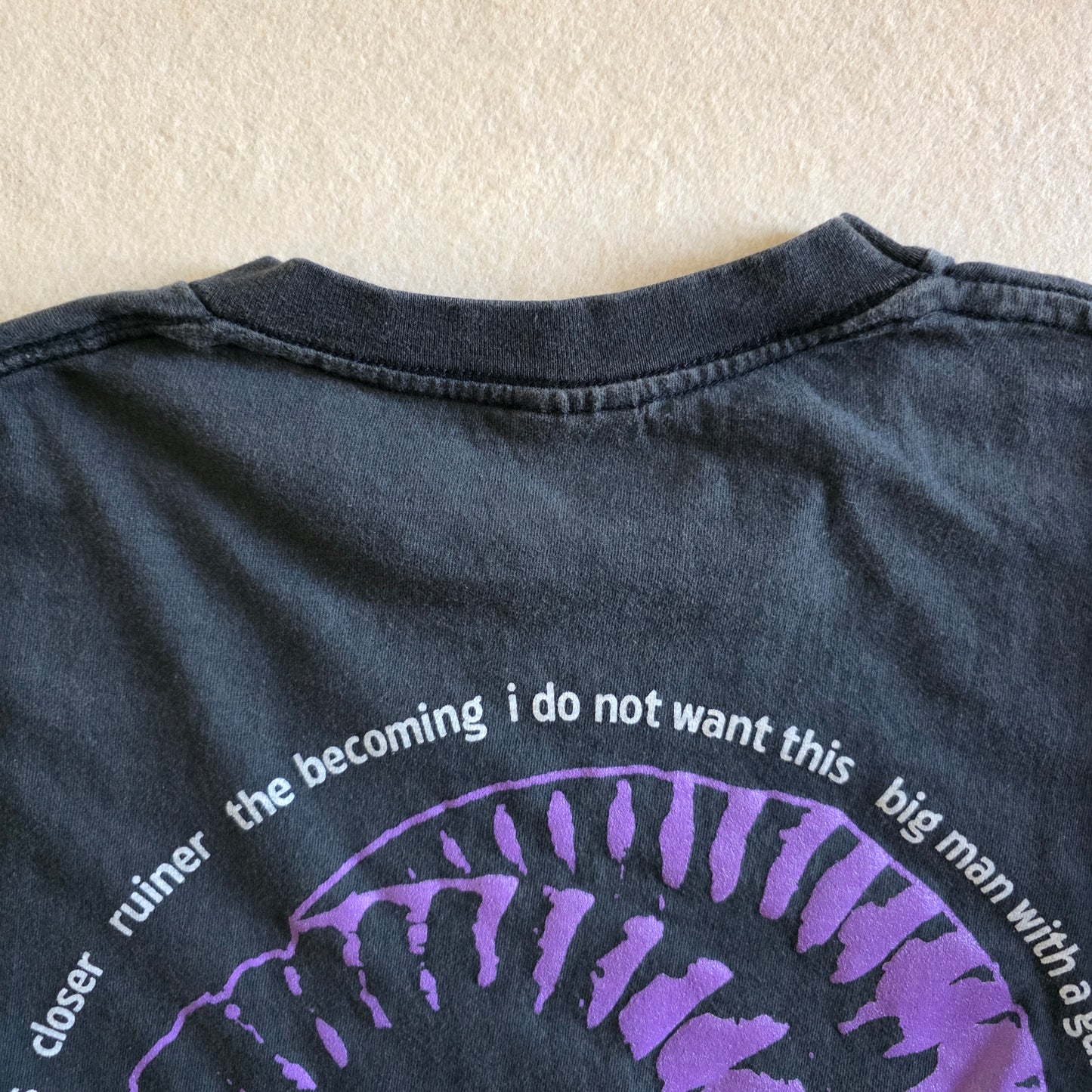Nine Inch Nails The Downward Spiral Year Zero Long Sleeve Tshirt Faded XL
