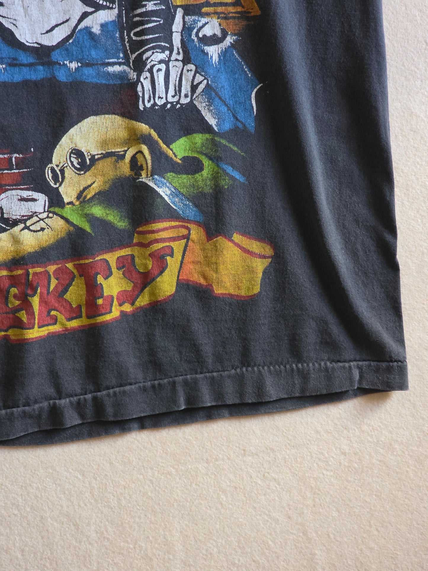 Guns N Roses GNR Tattoo Overprint Tee Tshirt