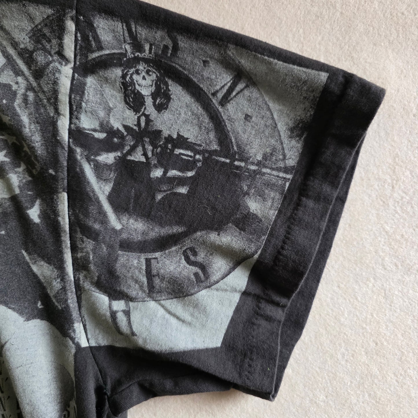Guns N Roses GNR Overprint All Over Print Graphic Tee Tshirt XL