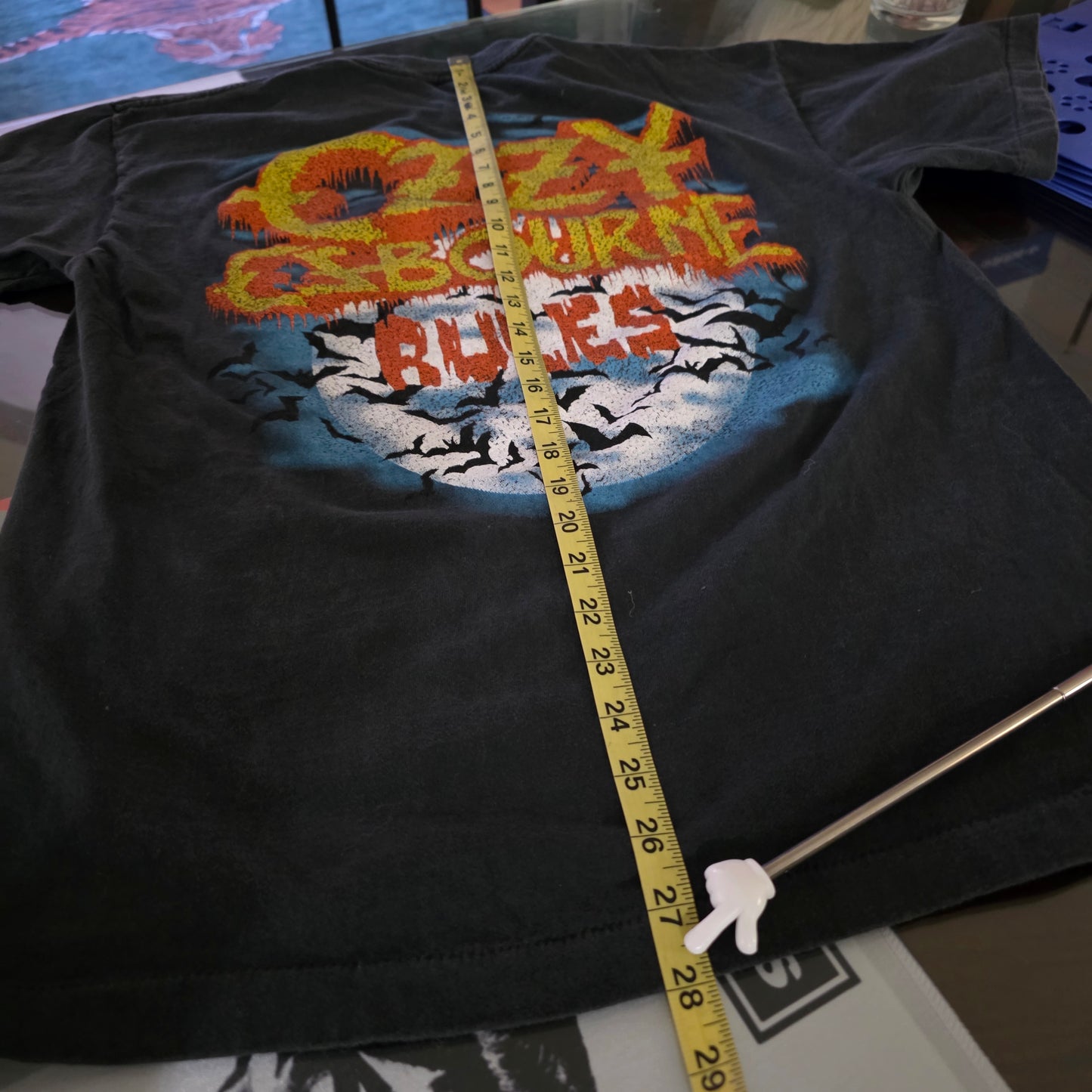 Ozzy Osbourne Big Print Vintage-Style Graphic Tee