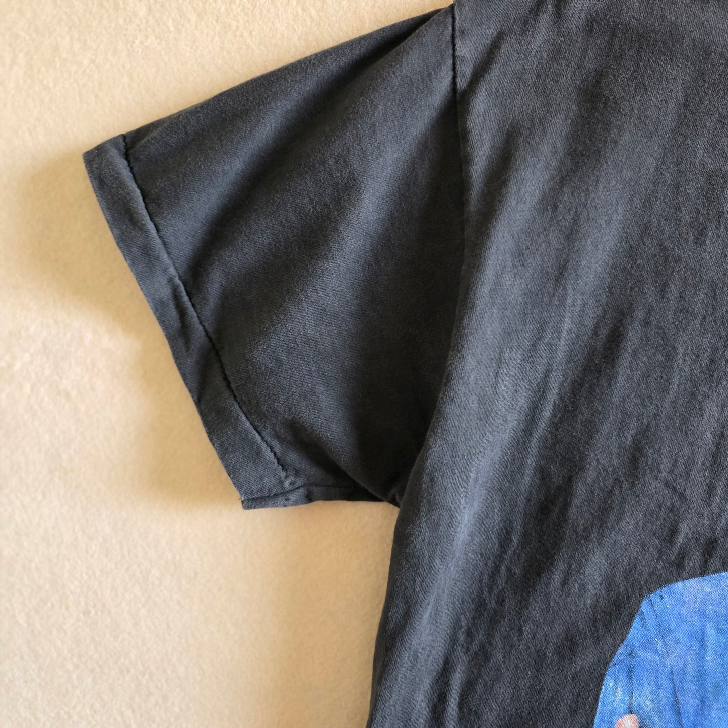 Sade Portrait Big Print Double-sided Tshirt Faded Black Large