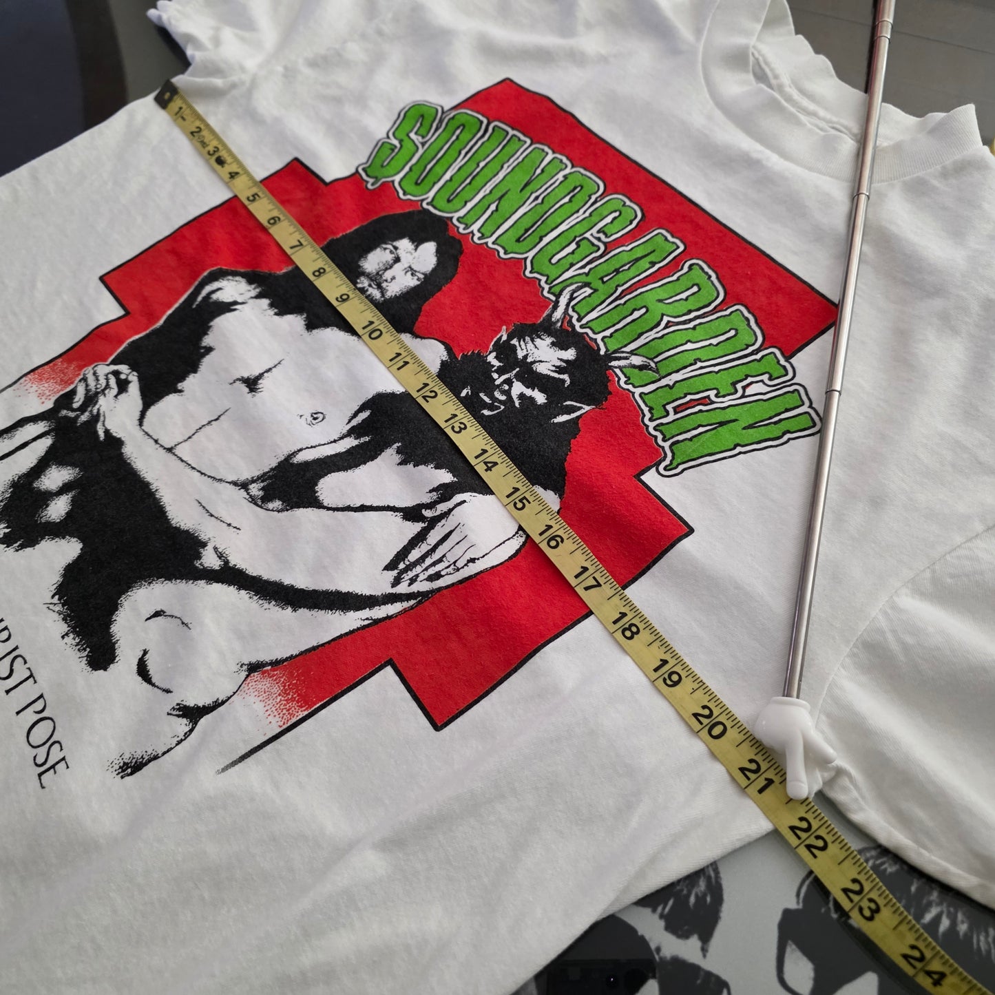 Soundgarden Jesus Christ Pose Badmotorfinger Tee Tshirt Large White