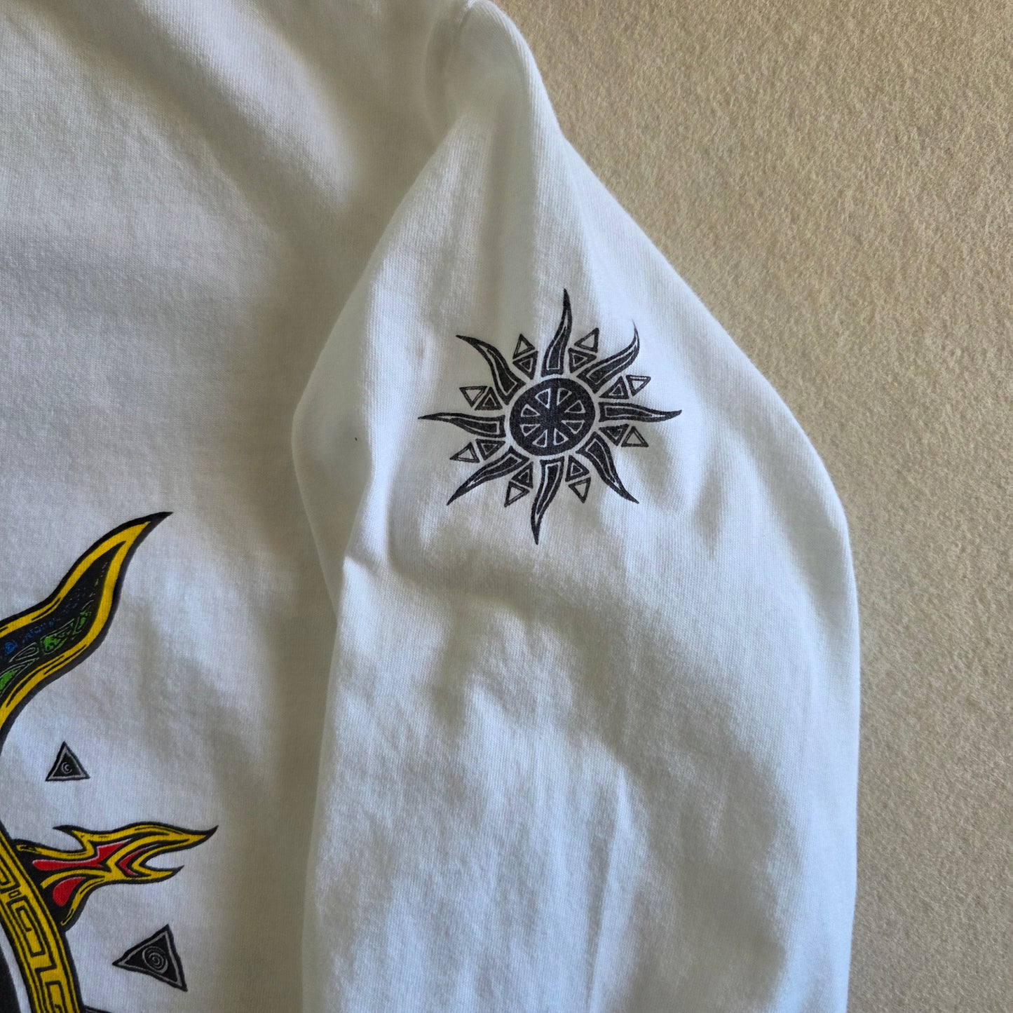 Alice In Chains Dirt 4-sided Print Long Sleeve Tshirt White Large