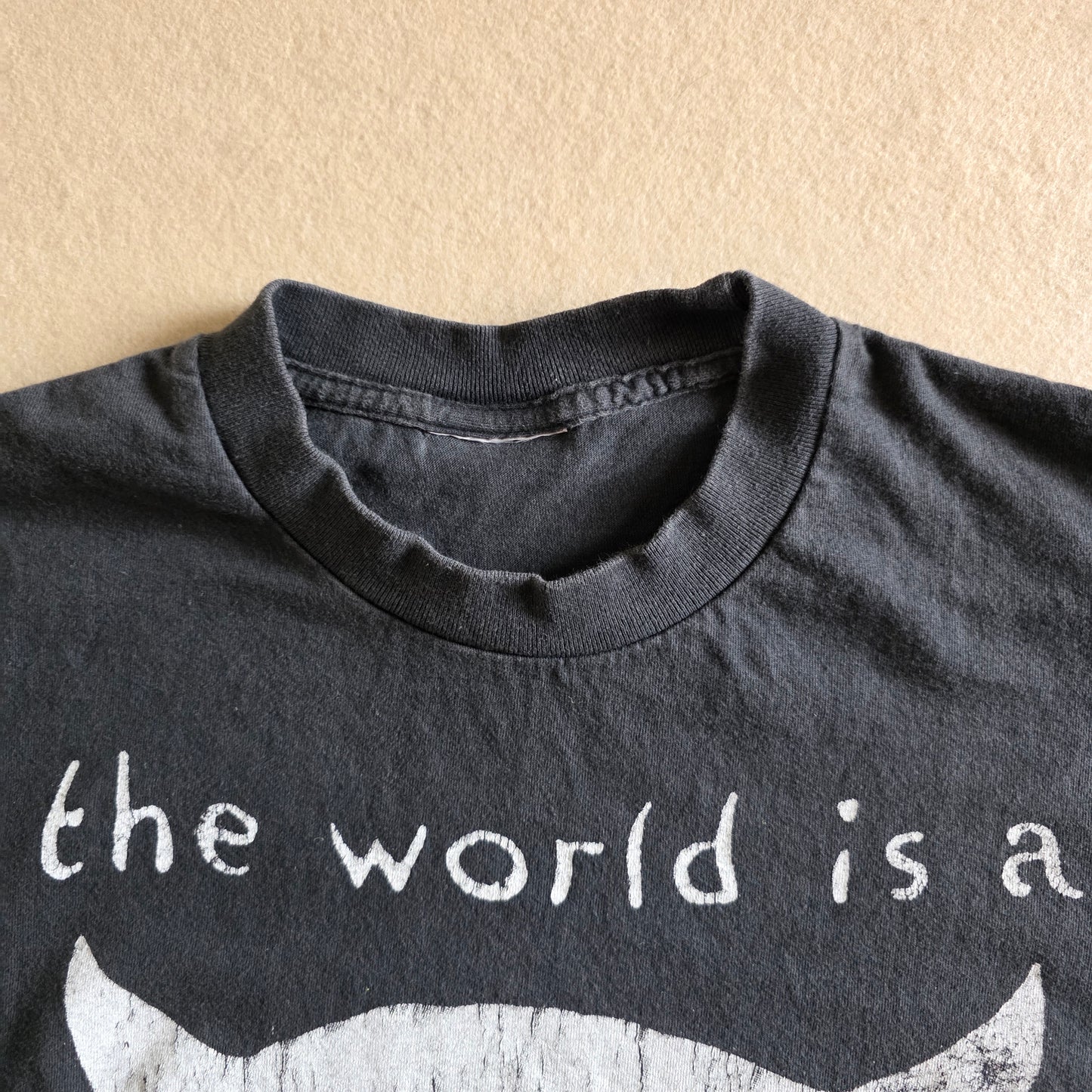 Smashing Pumpkins Infinite Sadness Tour Double-sided Print Tee XL Faded