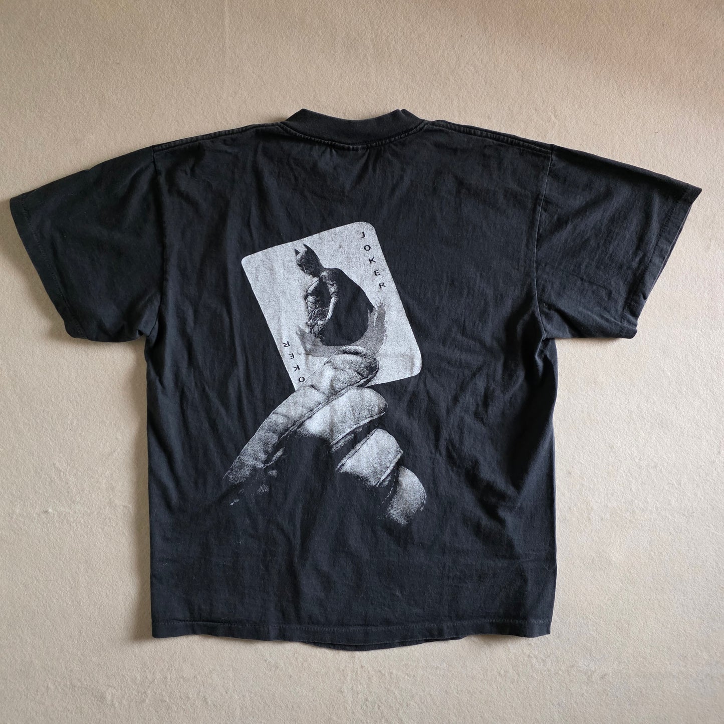 Batman Joker 1989 Double-sided Print Movie Tee L Faded