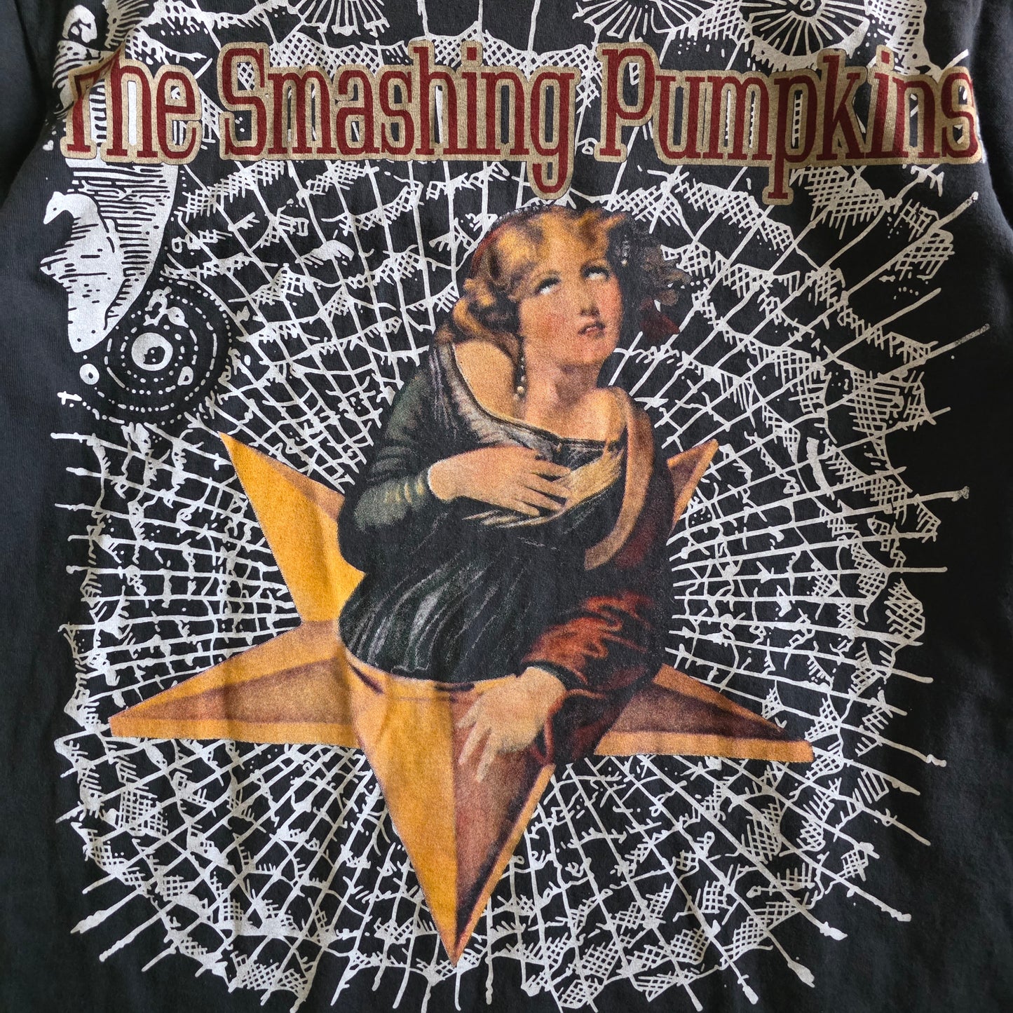 Smashing Pumpkins Melancholy And The Infinite Sadness Tshirt Fade Black L Large