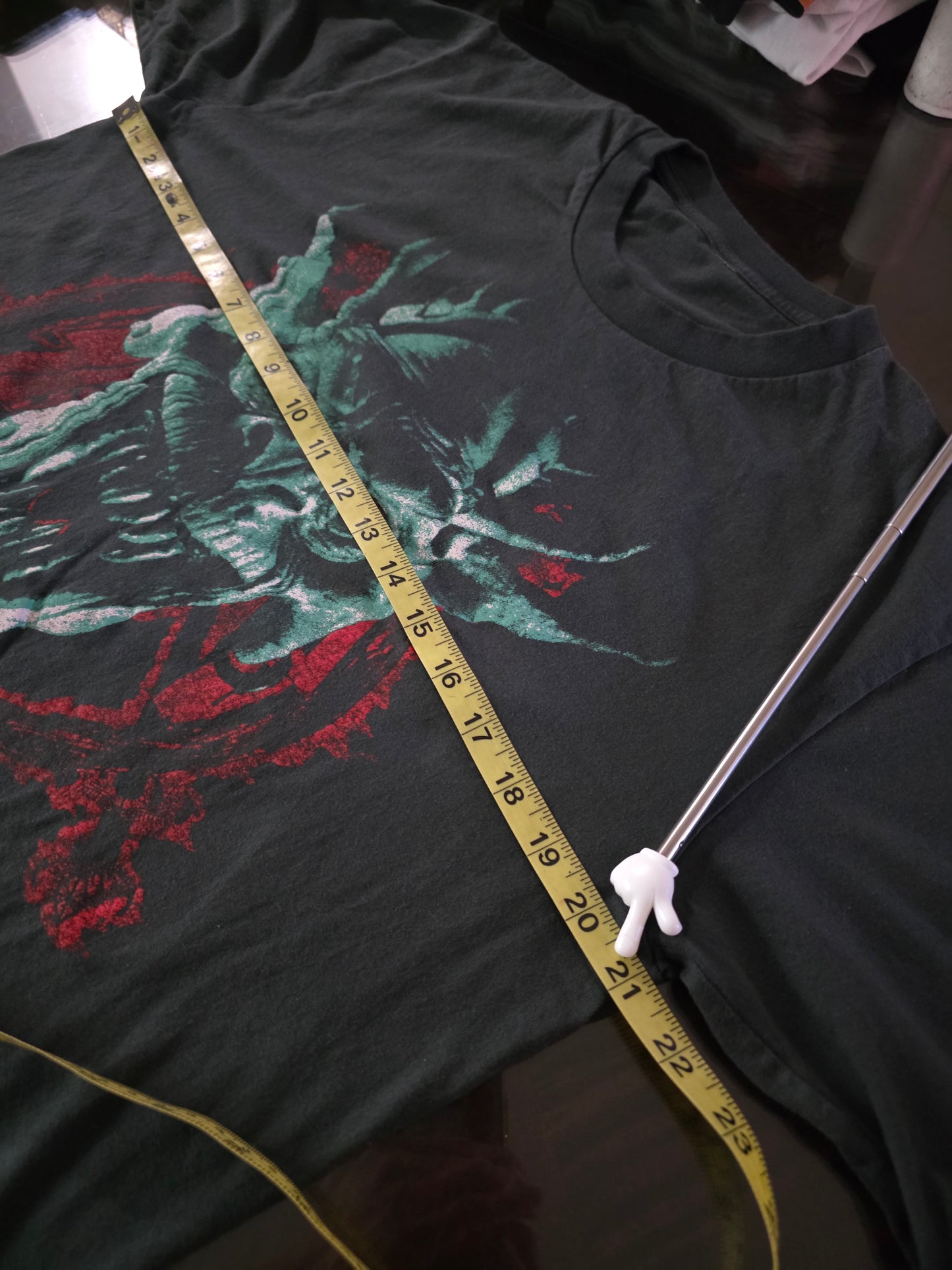 Slayer Root Of All Evil Retro Graphic Double-sided Tee L